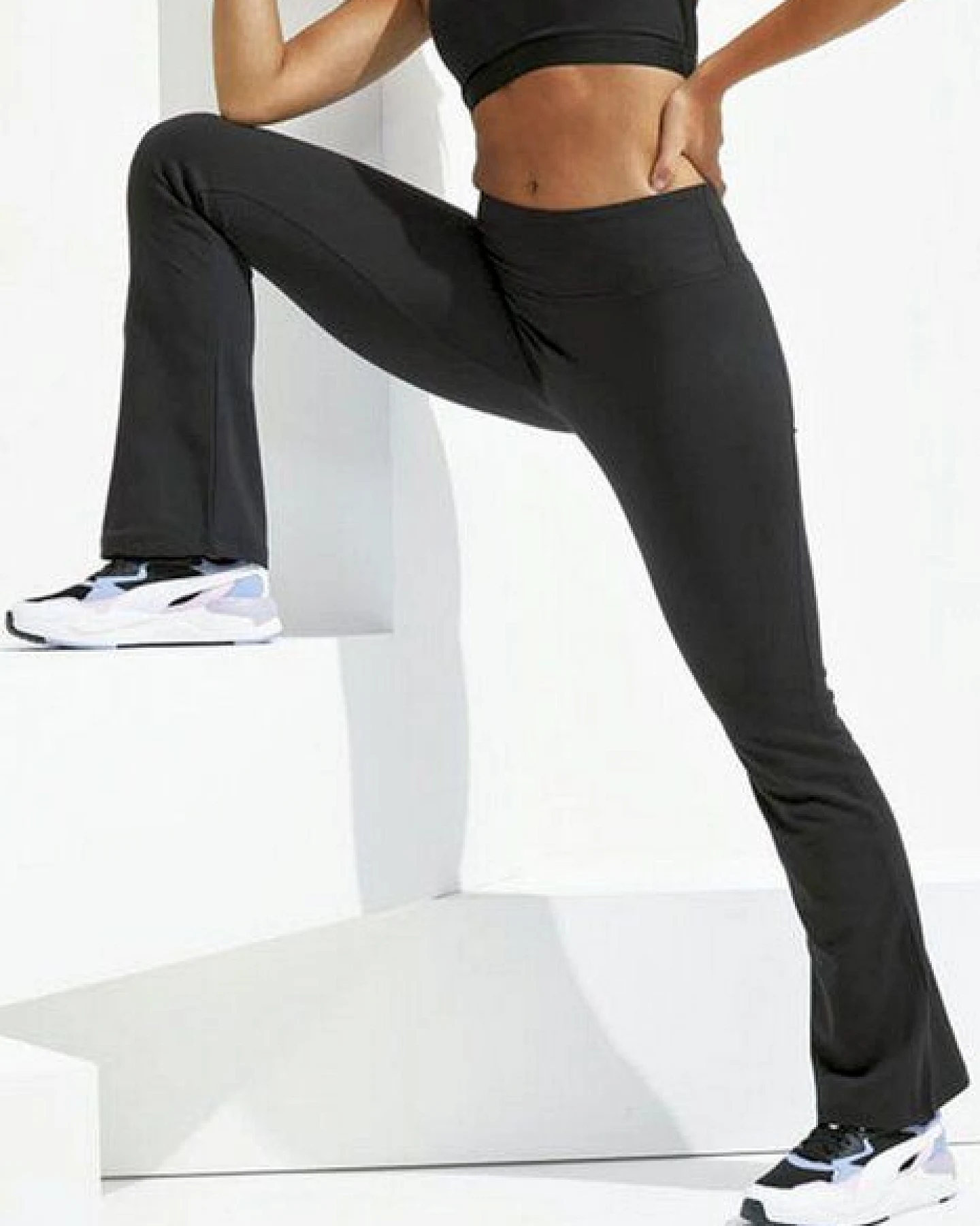 TriDri® Women´s Recycled Flare Leggings Leggins Sporthose aus recyceltem Polyester – Ansicht 2