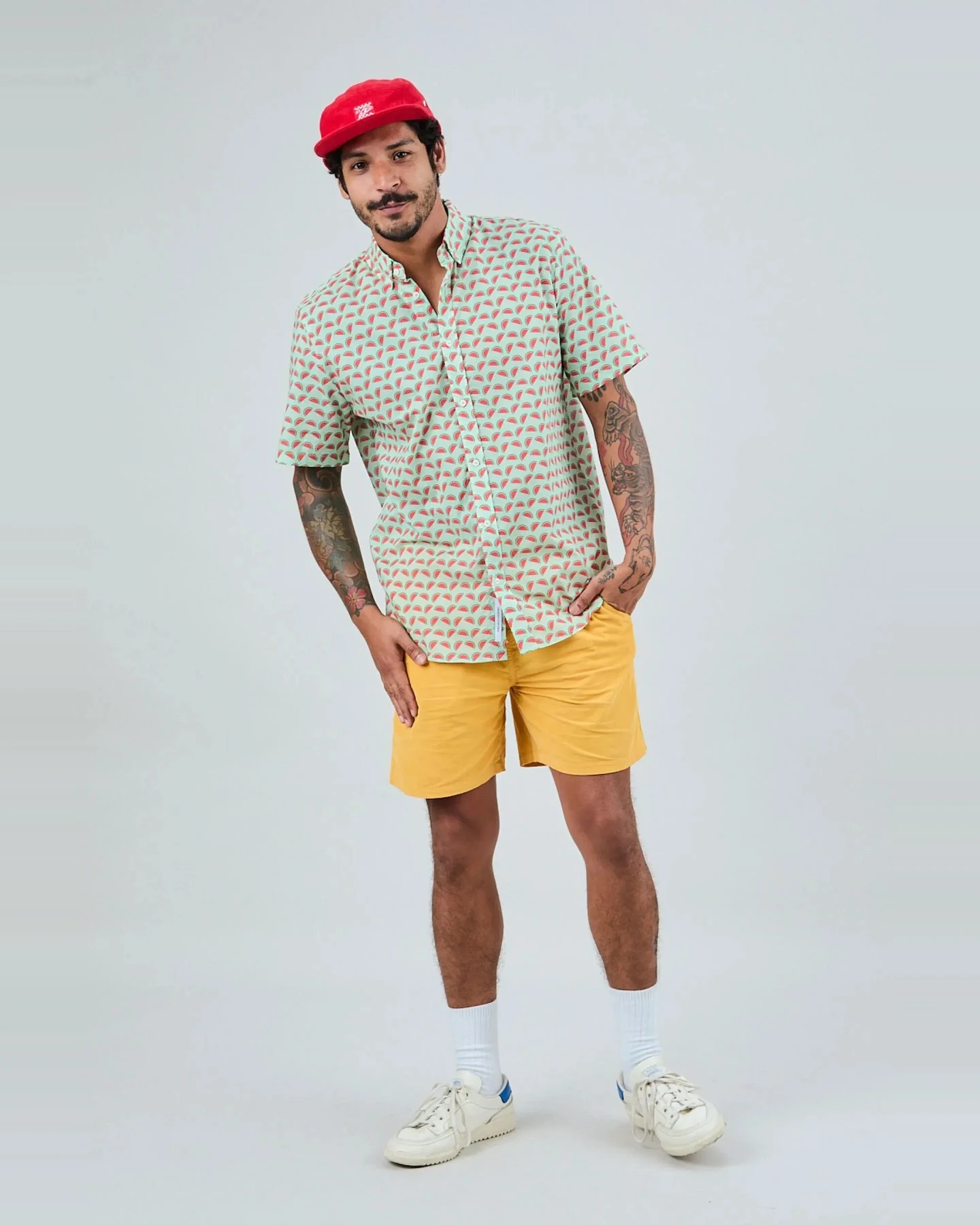 Hemd Watermelon Printed Grün – Ansicht 2