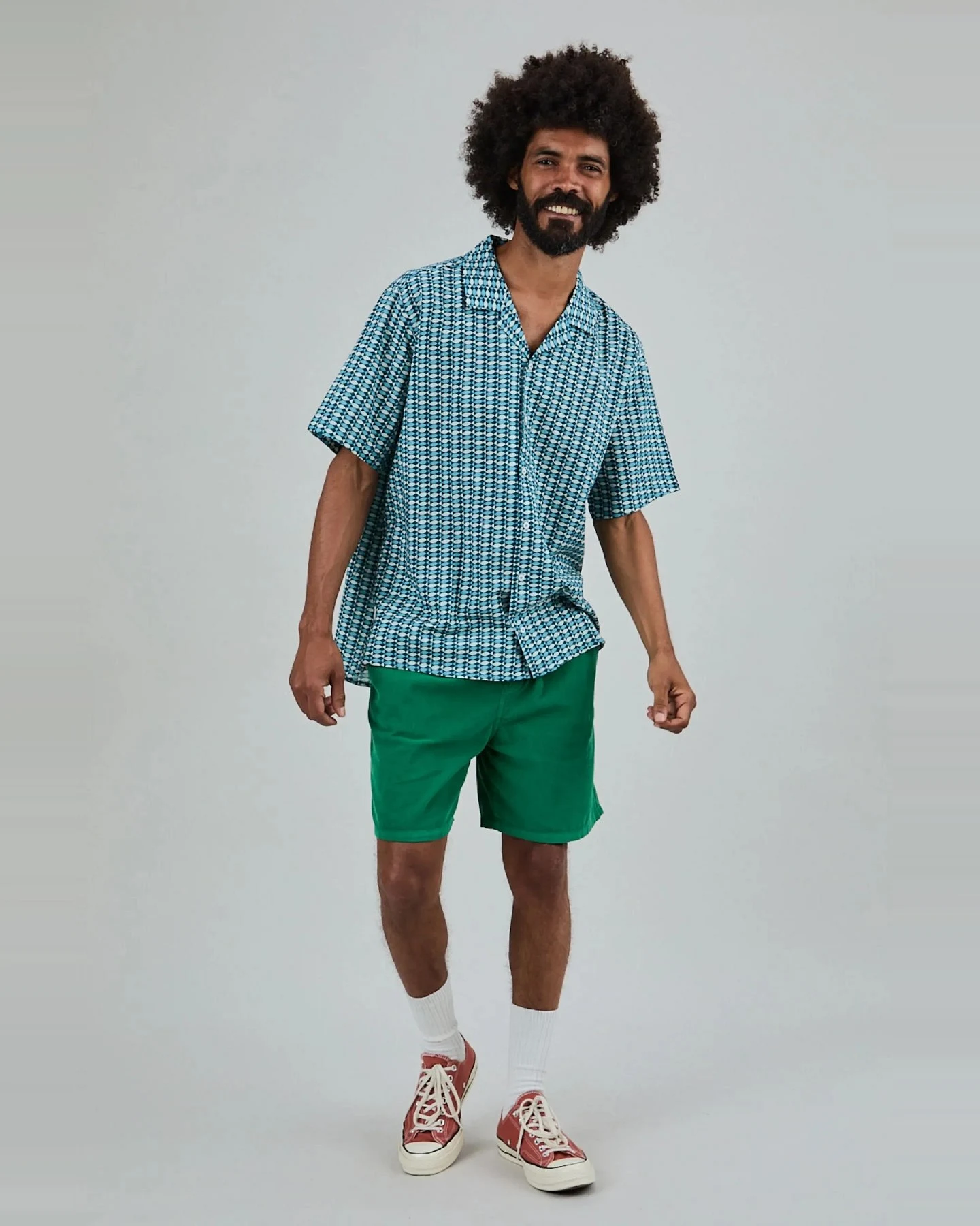 Hemd Sardinas Aloha Blau – Ansicht 2