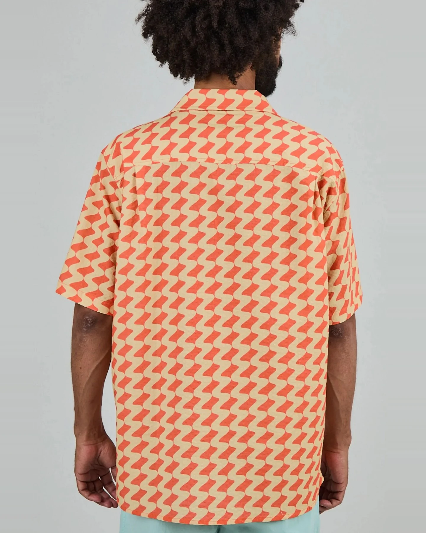 Hemd Gum Aloha Shirt Rust Red Orange – Ansicht 2
