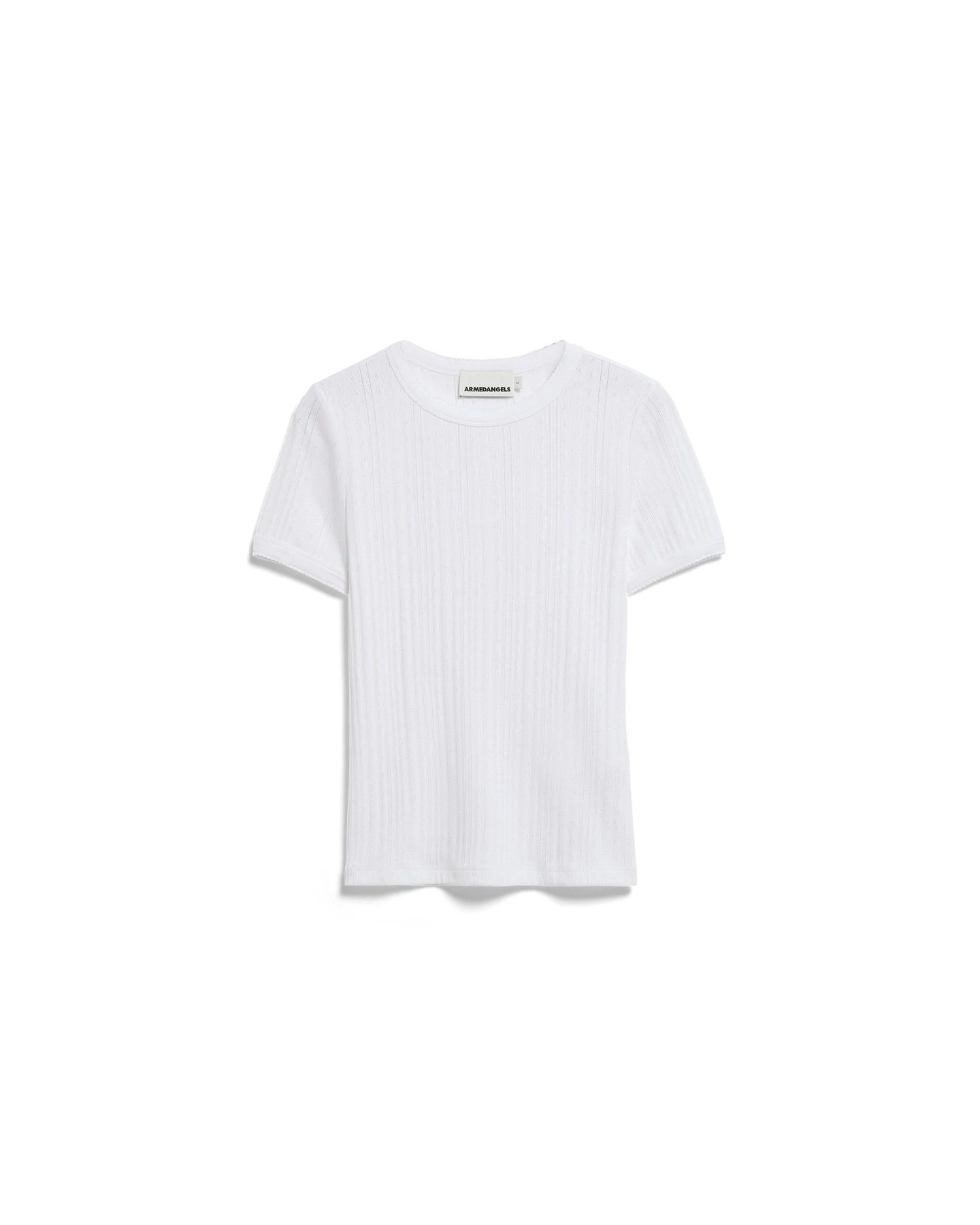 T-Shirt Pointelle Weiß – Ansicht 6