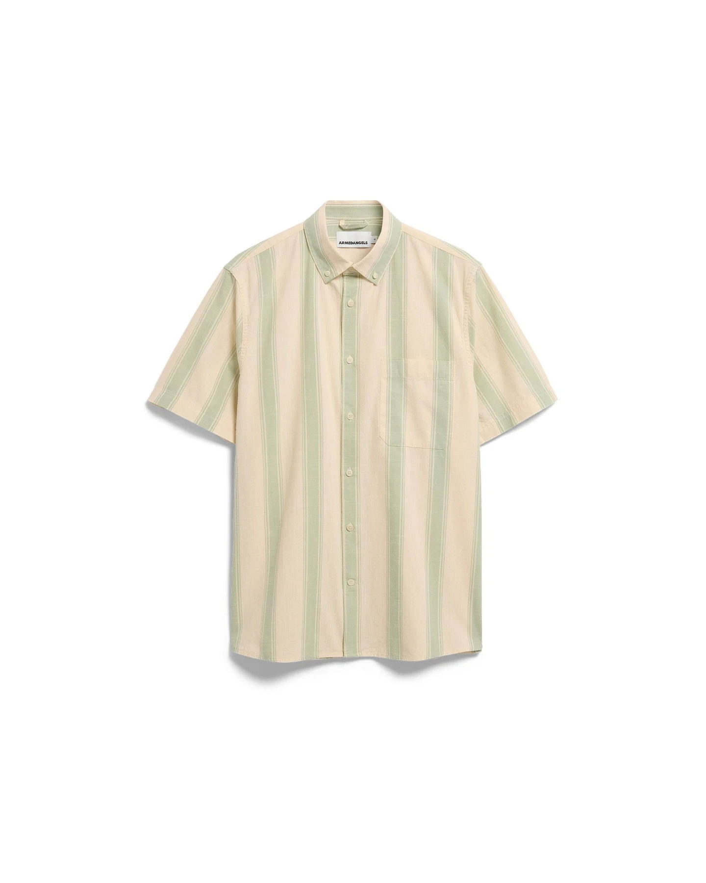 Hemd Striped Short Grün – Ansicht 6