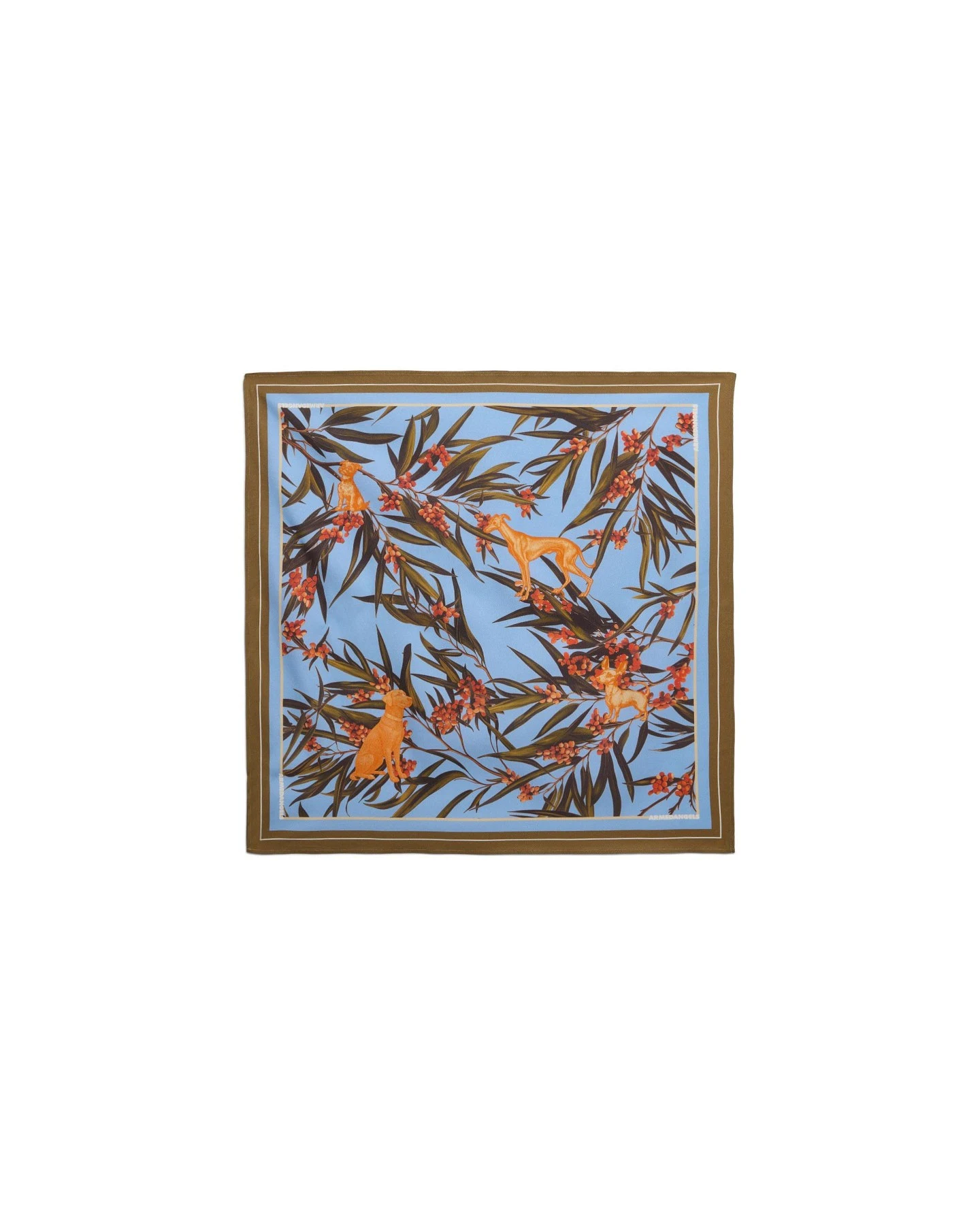 Tuch Office Dog Woven Blau – Ansicht 2