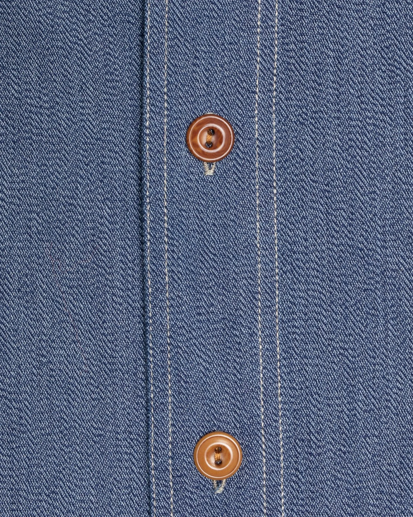 Hemd Julian Chambray Worker Blau – Ansicht 4