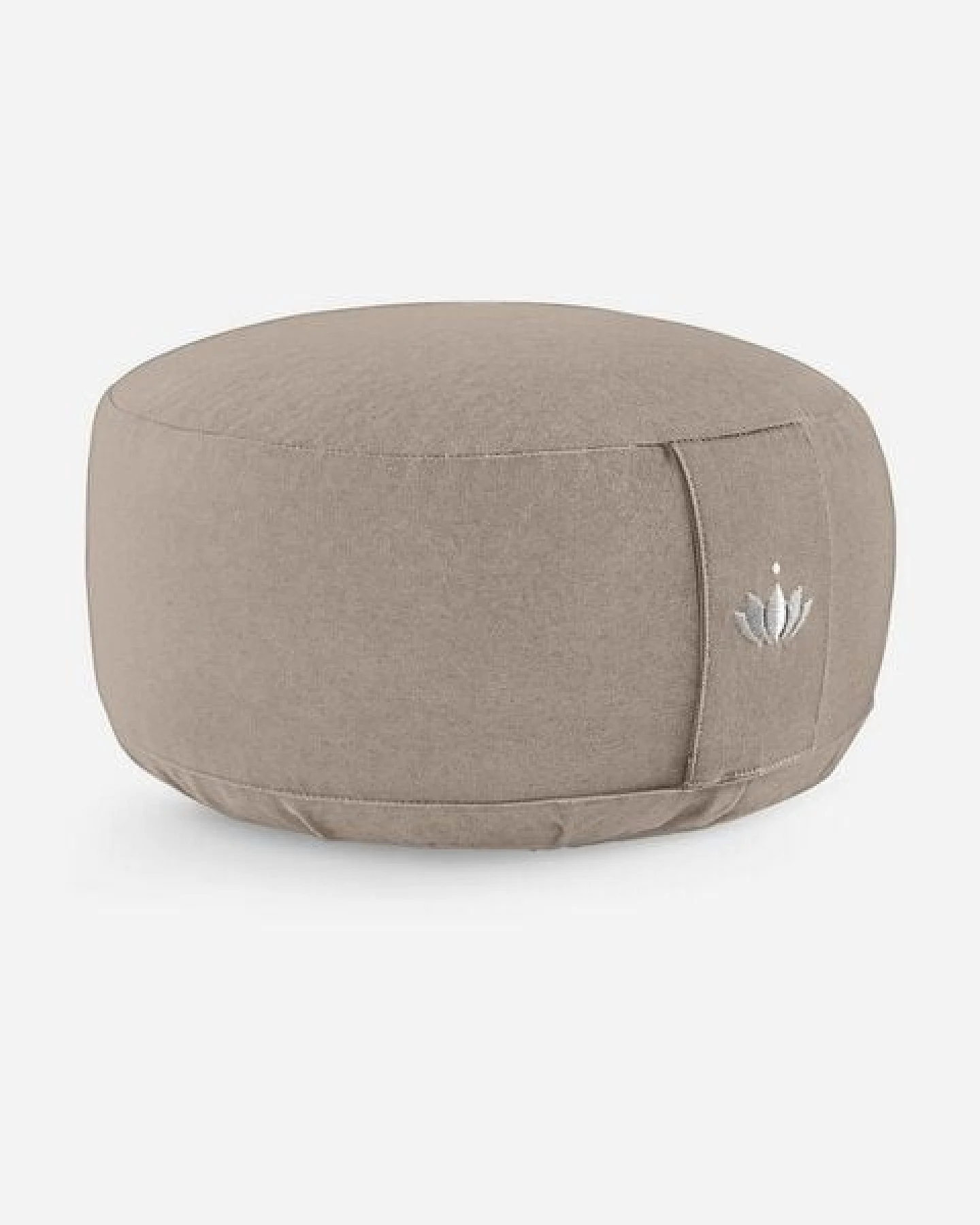 Lotuscrafts Meditationskissen Rund Lotus - Sitzhöhe 15cm - GOTS Zertifiziert – Ansicht 4