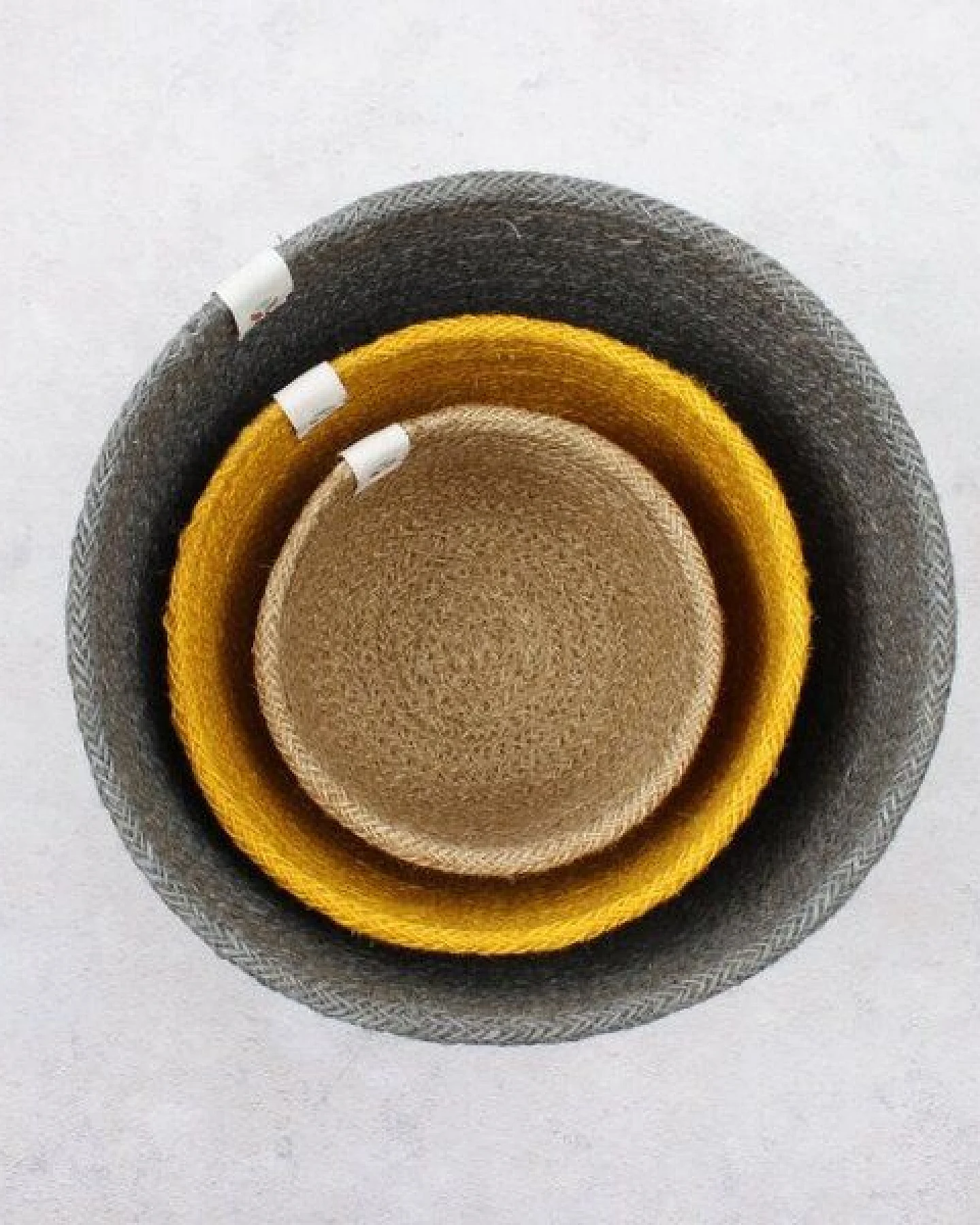 reSpiin 3er-Set große Körbe aus Jute – Ansicht 2