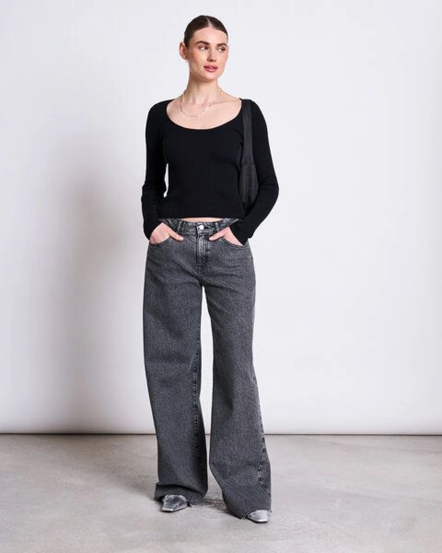 JAN N JUNE Strick Langarmshirt TIGE GOTS – Ansicht 2