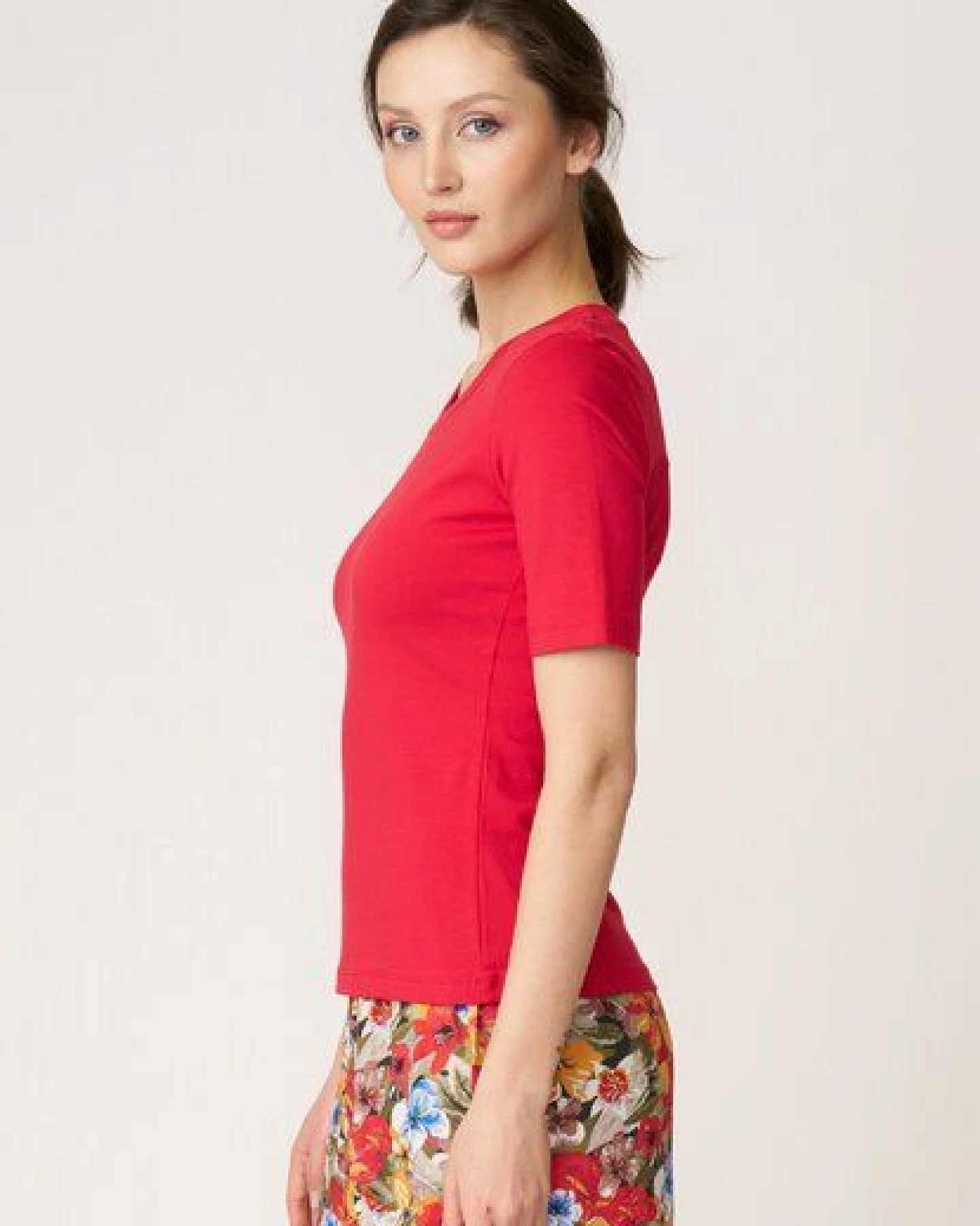 LANA Organic Basicshirt aus Bio Baumwolle, Modell Vinnie – Ansicht 3