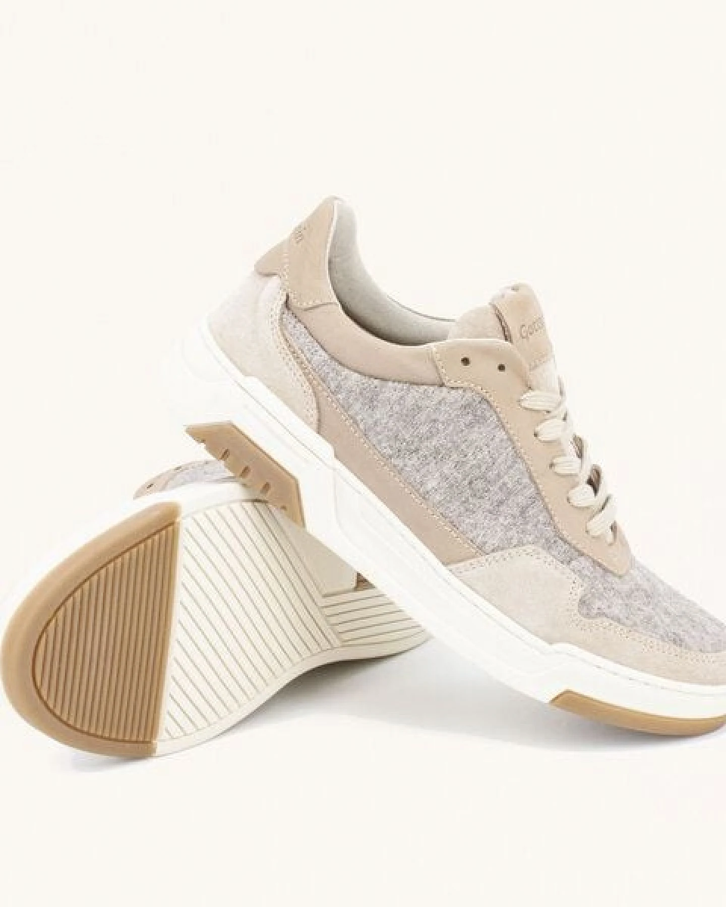 Gottstein Woll-Sneaker Flow - Nachhaltiger Wollschuh für Damen & Herren aus 100% Schurwolle & hochwertigen Wildleder - Freizeit Sneakers aus Wool - Low-Top Schnürer – Ansicht 3
