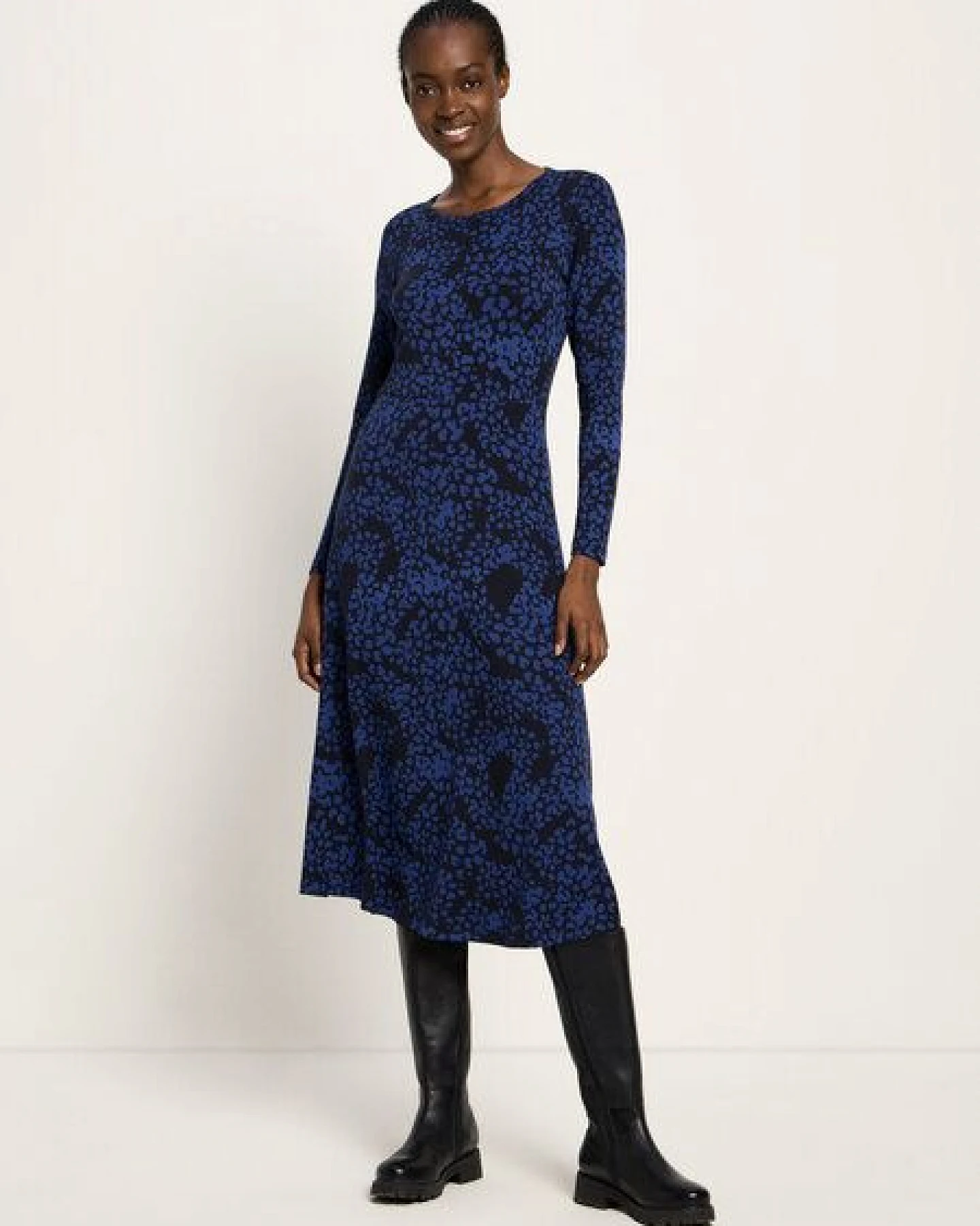 LANIUS Midikleid print painted animal – Ansicht 2