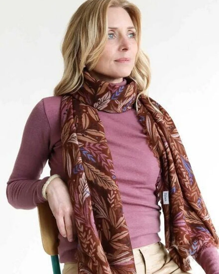 Djian Schal aus Merino-Wolle – PARADISE – mulesingfrei