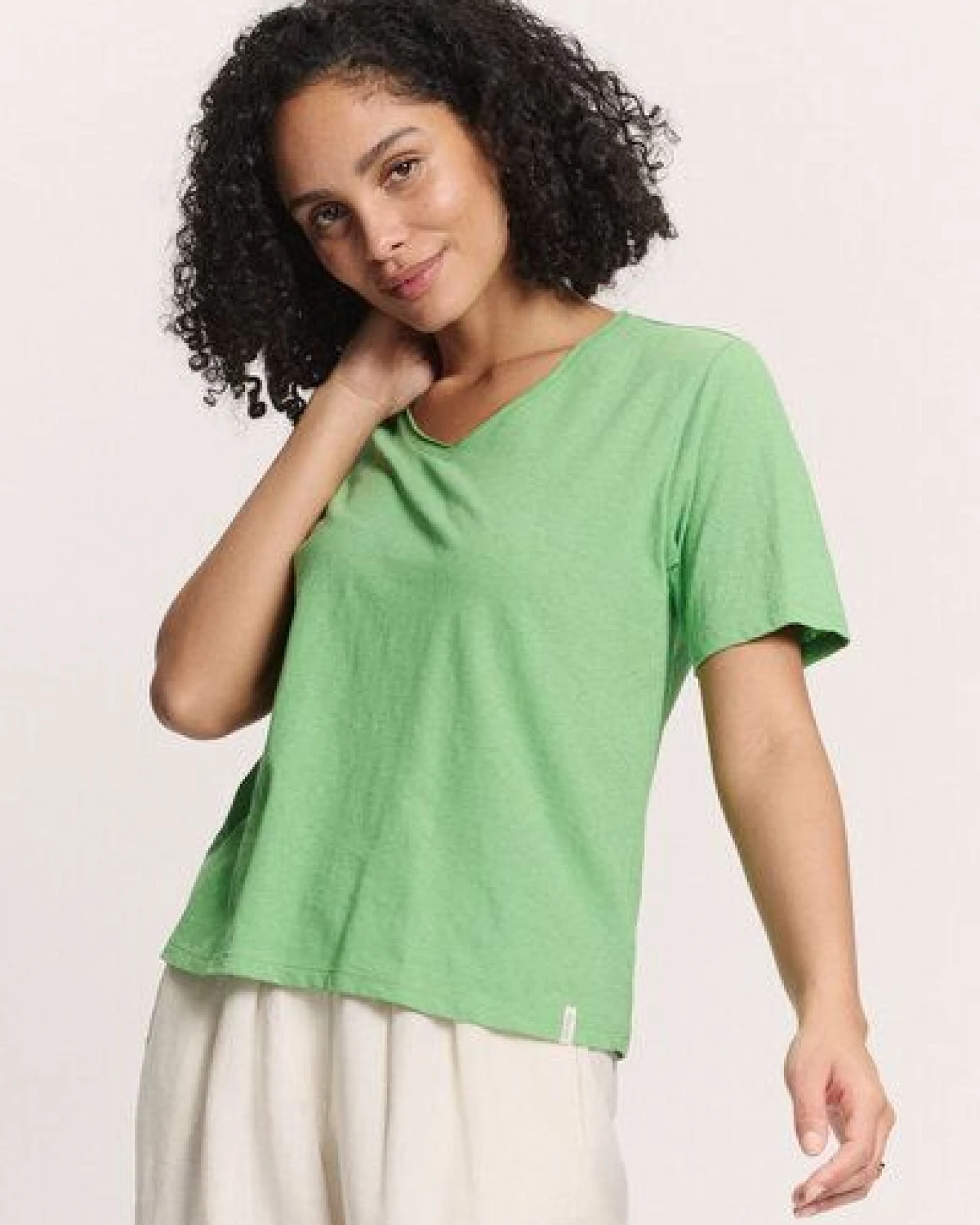 TRANQUILLO Jerseyshirt Liiz aus Leinen (1010001) – Ansicht 2