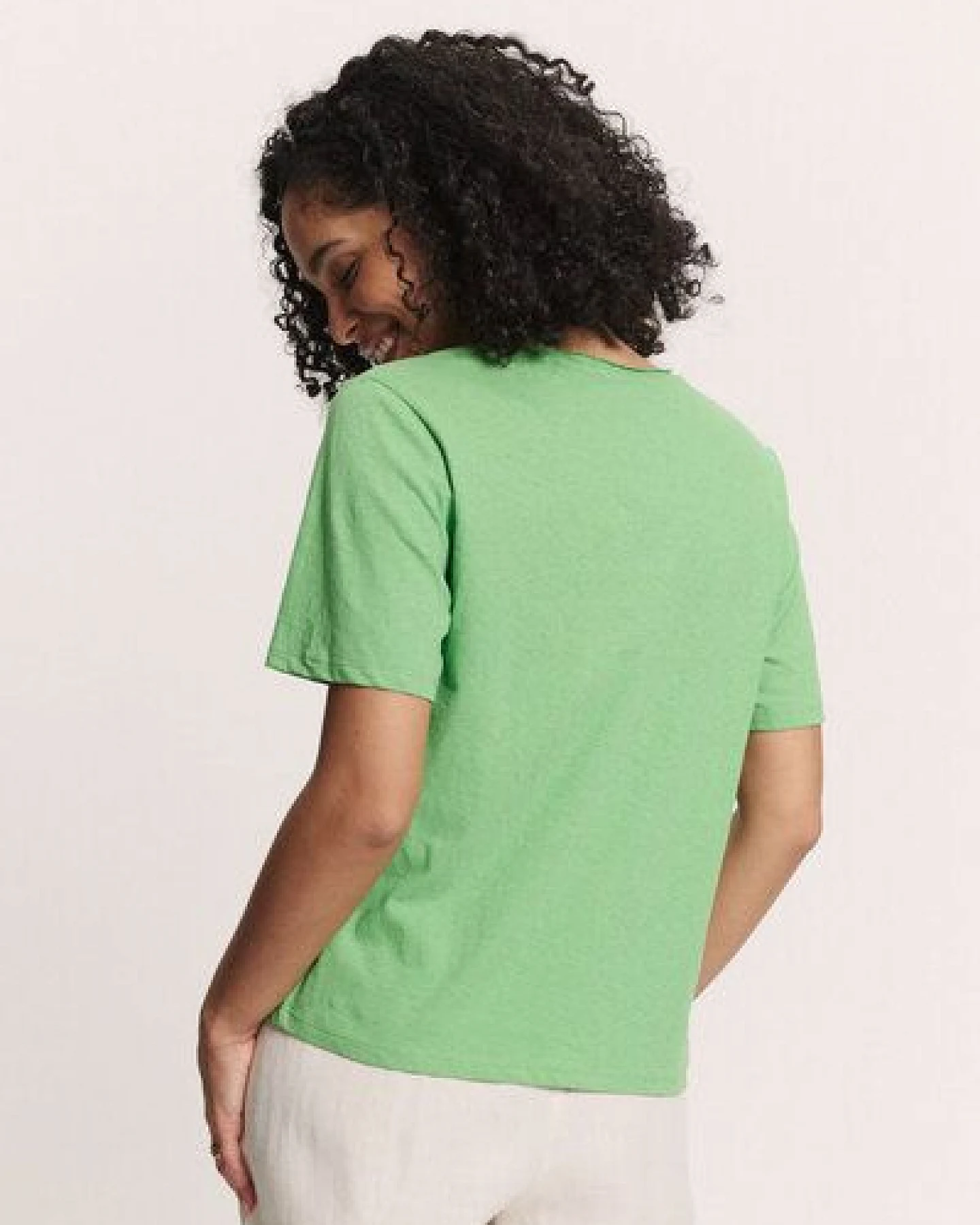 TRANQUILLO Jerseyshirt Liiz aus Leinen (1010001) – Ansicht 3