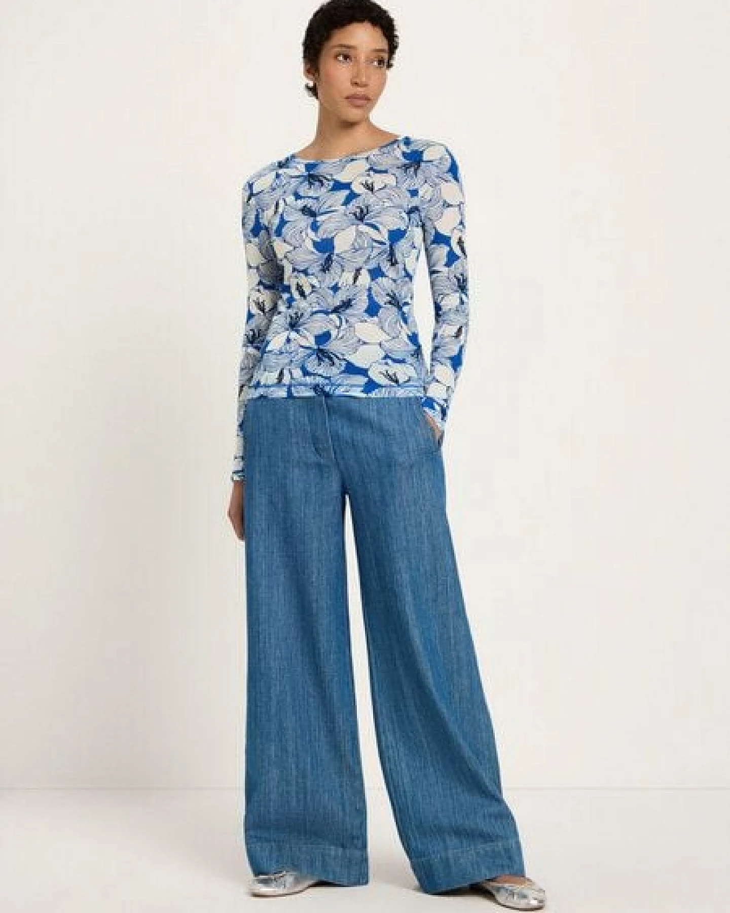 LANIUS Langarmshirt print bloom – Ansicht 4