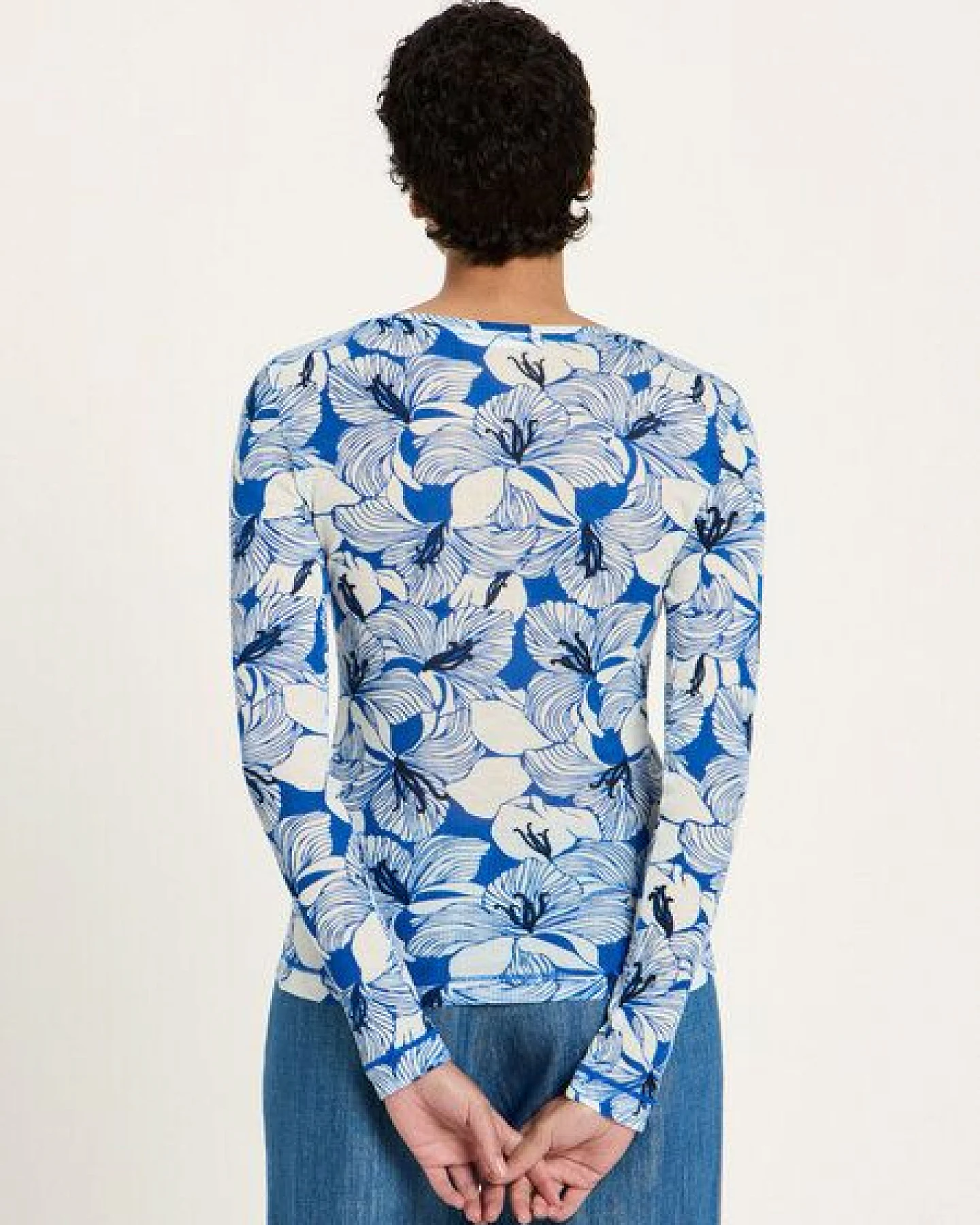 LANIUS Langarmshirt print bloom – Ansicht 3