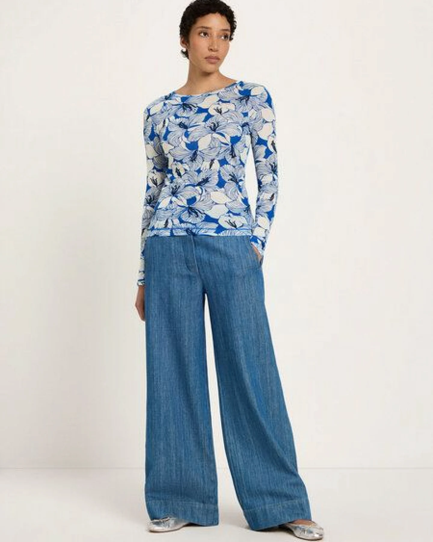 LANIUS Langarmshirt print bloom – Ansicht 4
