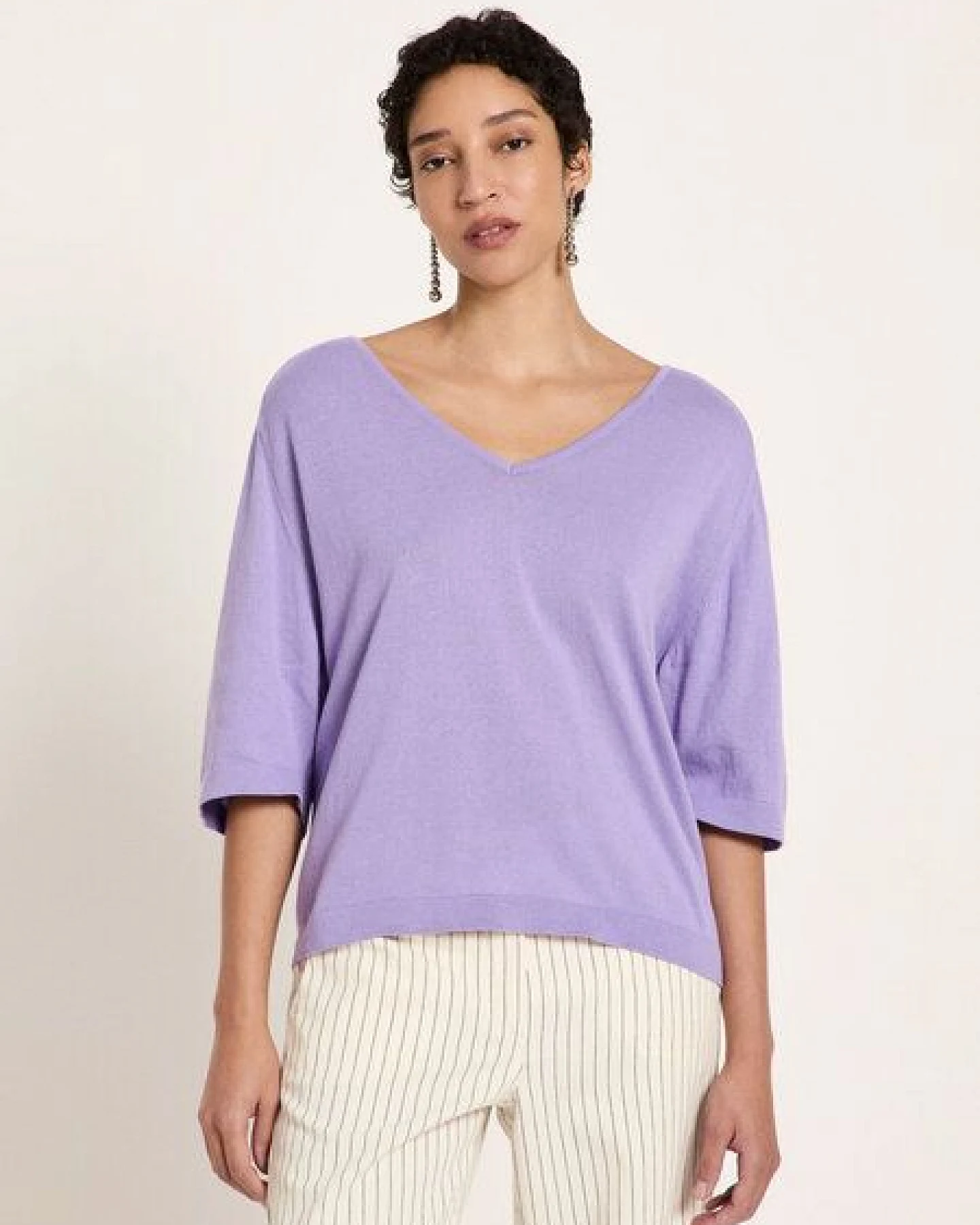 LANIUS Weites Strickshirt – Ansicht 2