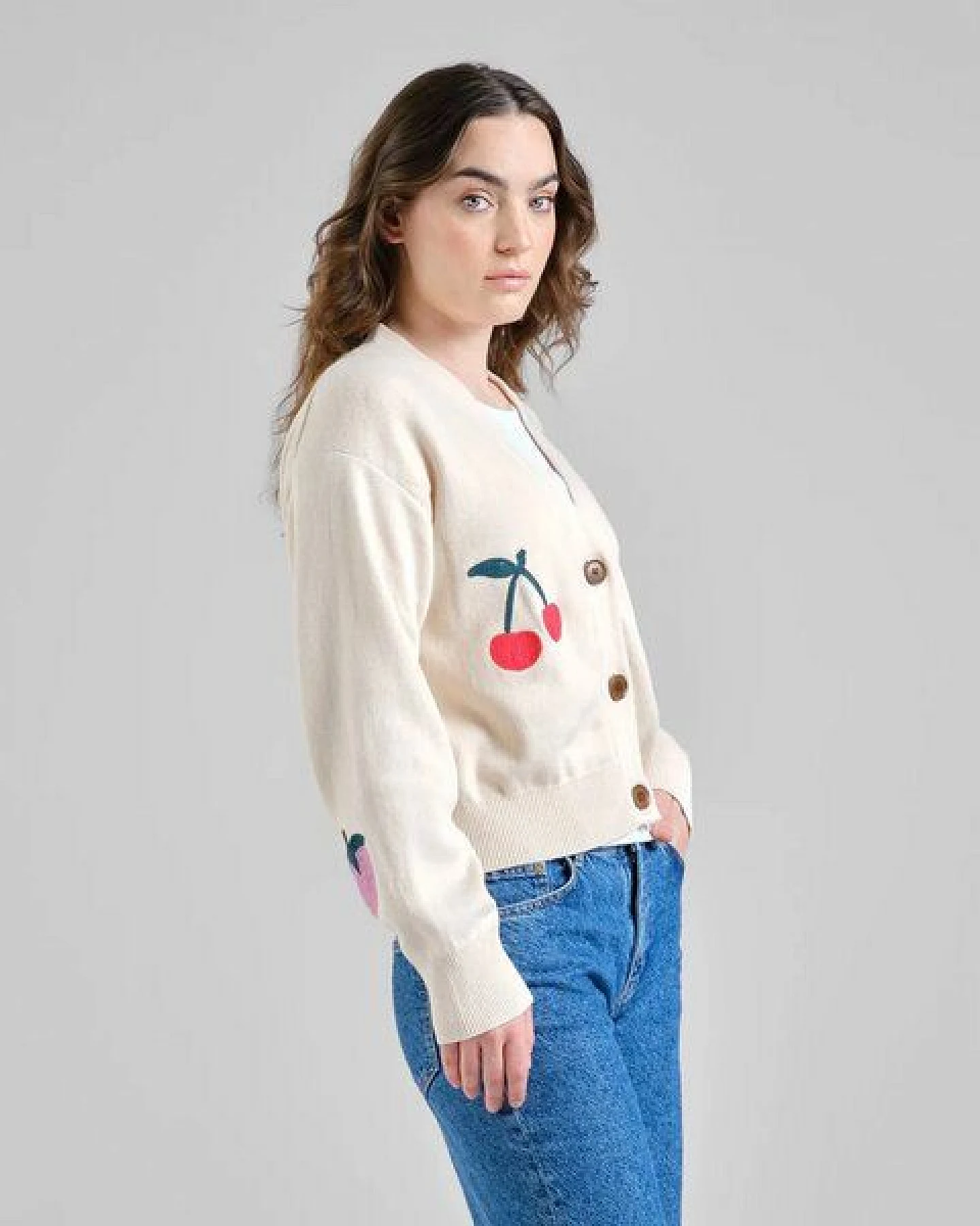 DEDICATED Cardigan Kanan Berries – Ansicht 3