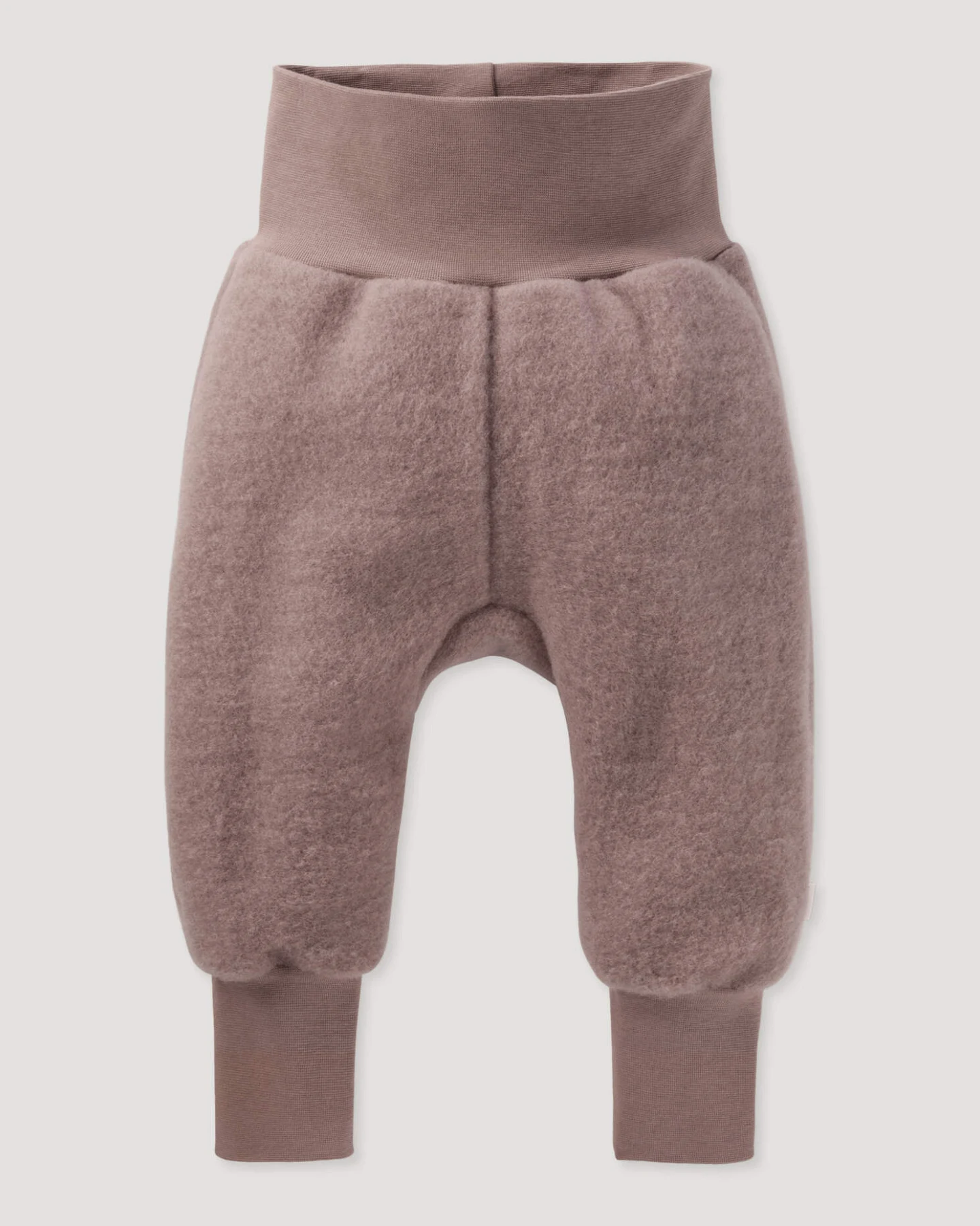 hessnatur Baby Wollfleece Hose aus Bio-Merinowolle - lila - Größe 74/80 – Ansicht 4
