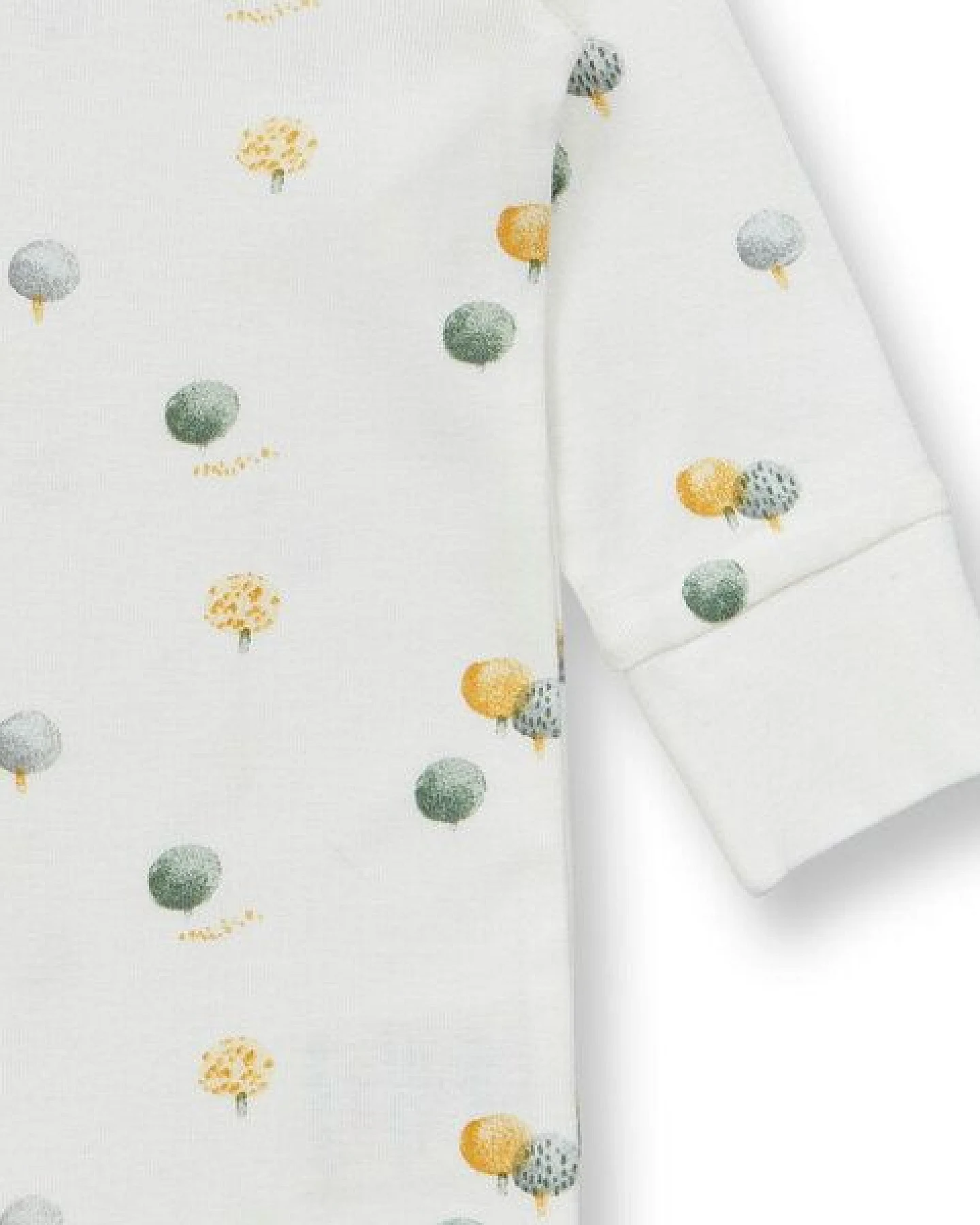 sense-organics Baby Strampler mit Baumdruck, Modell TONA – Ansicht 3