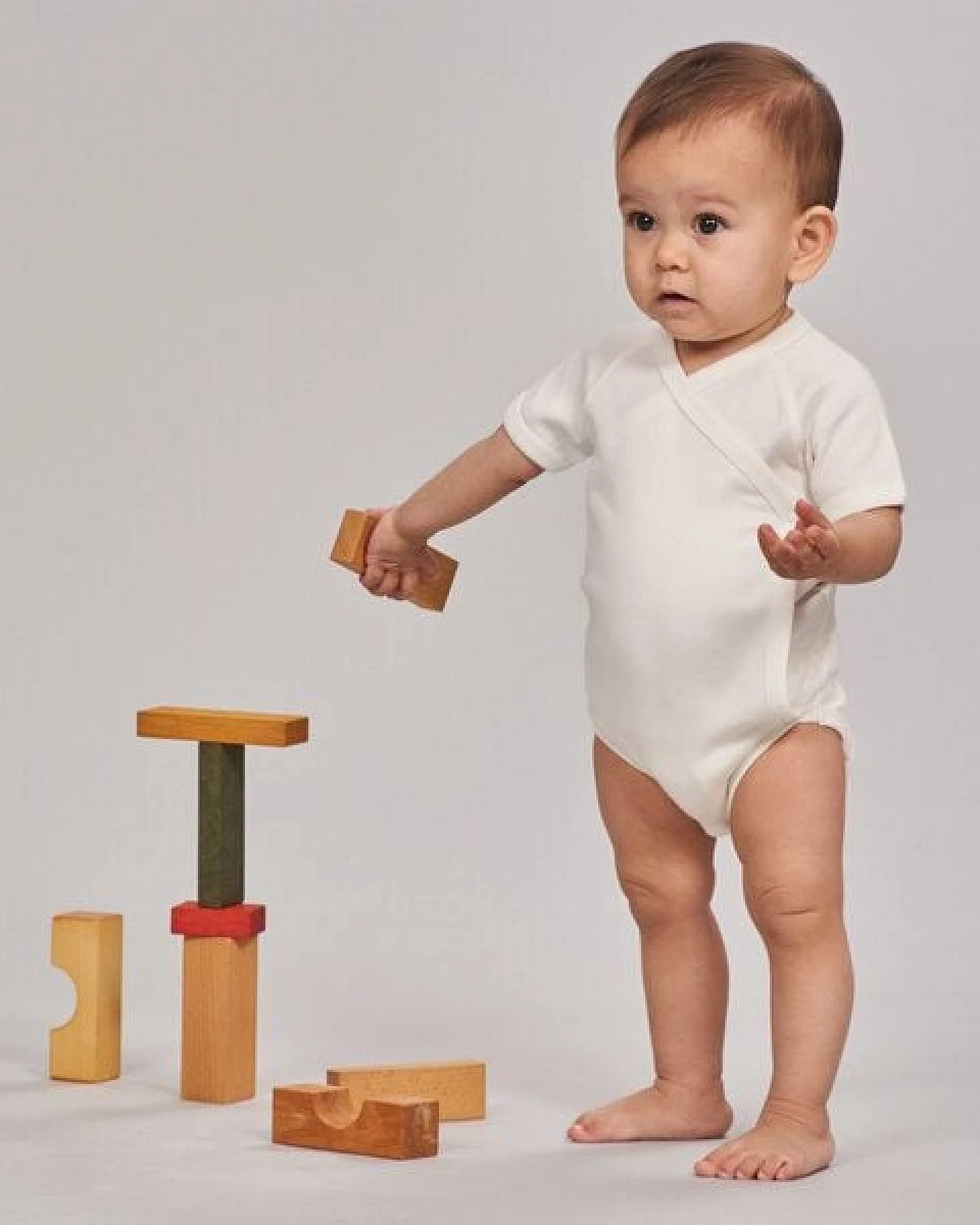 sense-organics Baby Wickelbody mit kurzen Ãrmel, Modell YGON – Ansicht 2