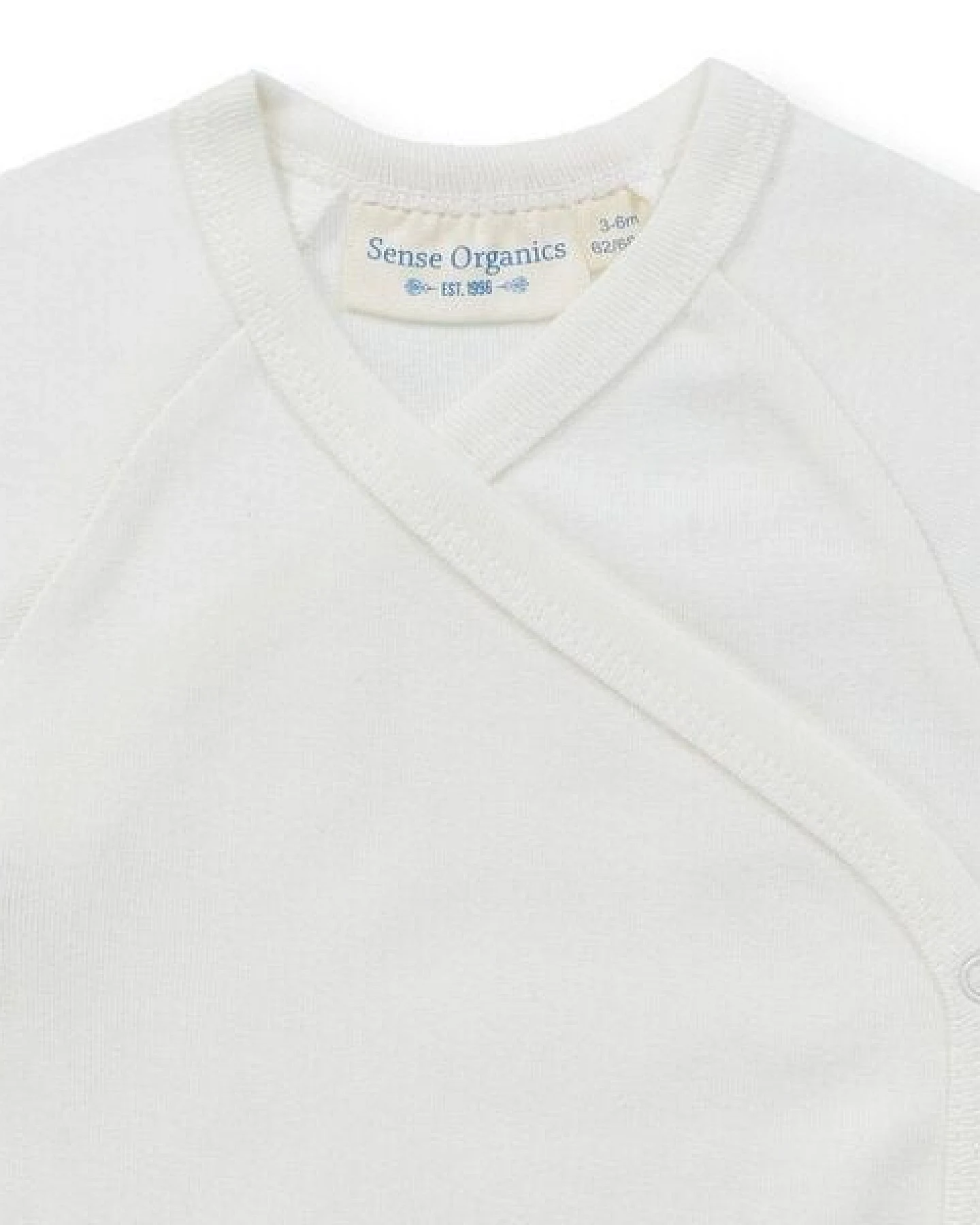 sense-organics Baby Wickelbody mit kurzen Ãrmel, Modell YGON – Ansicht 3