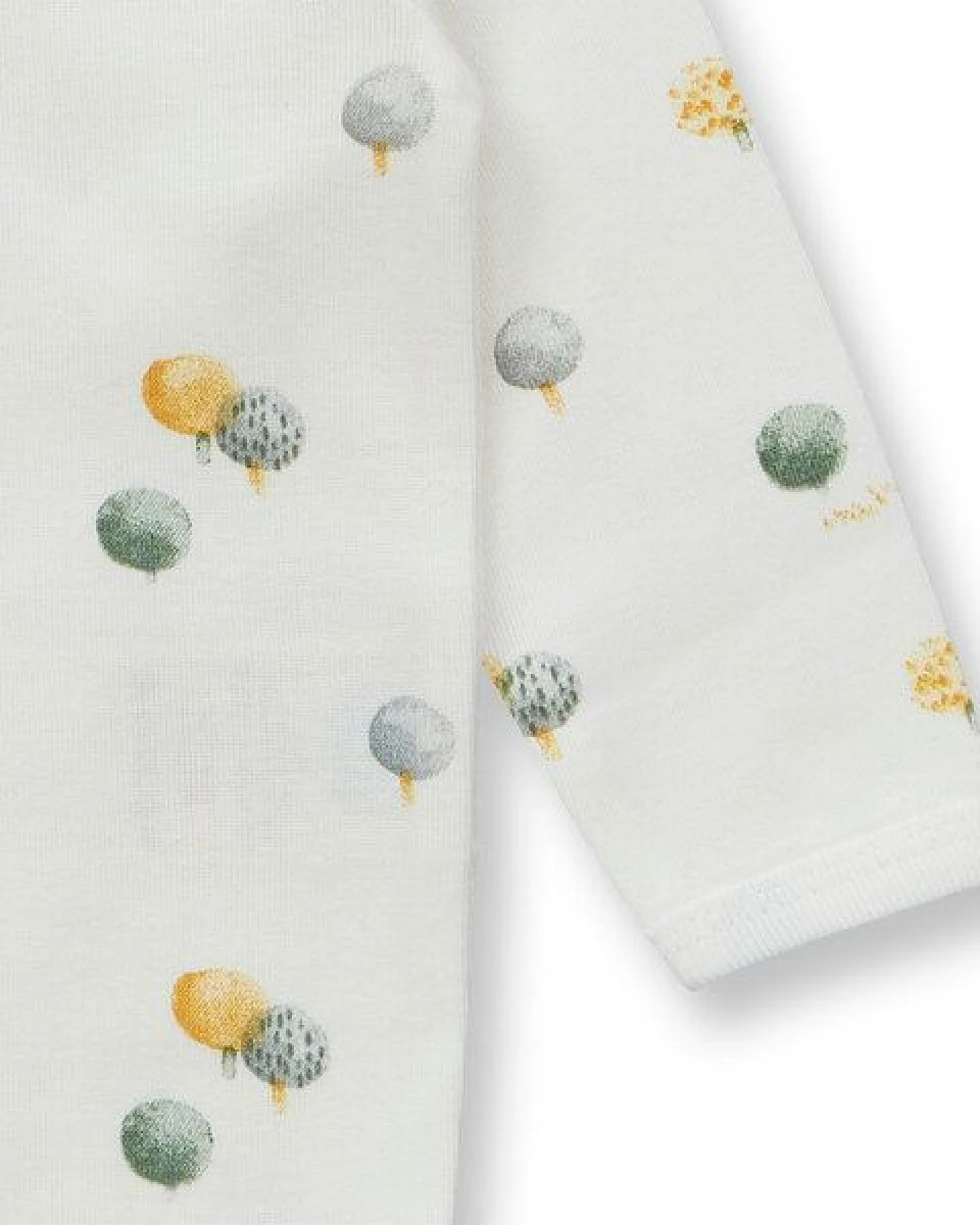 sense-organics Baby Body mit Baumdruck, Modell YVON – Ansicht 4