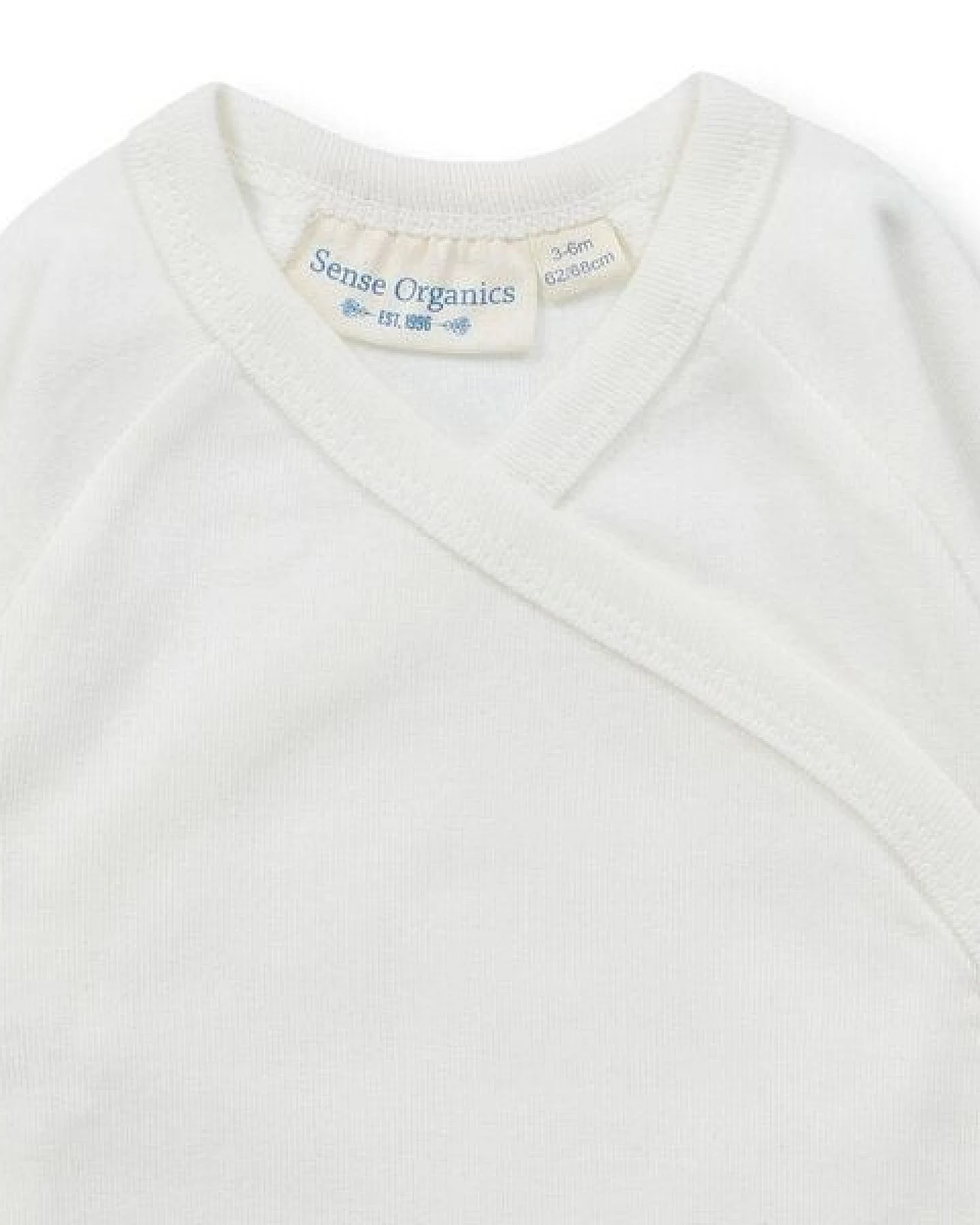 sense-organics Baby Wickel Langarmbody, Modell YGON – Ansicht 3