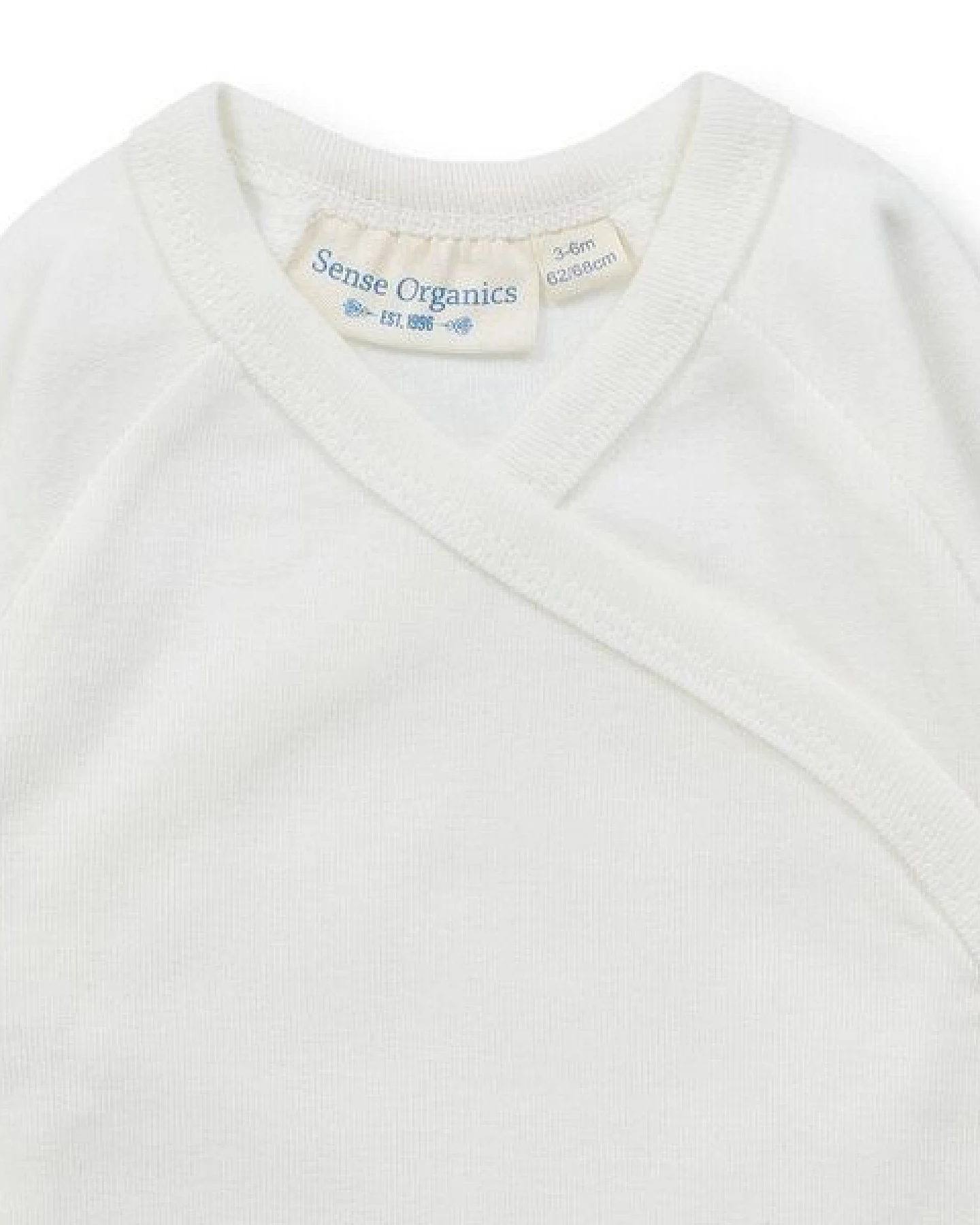 sense-organics Baby Wickel Langarmbody, Modell YGON – Ansicht 3