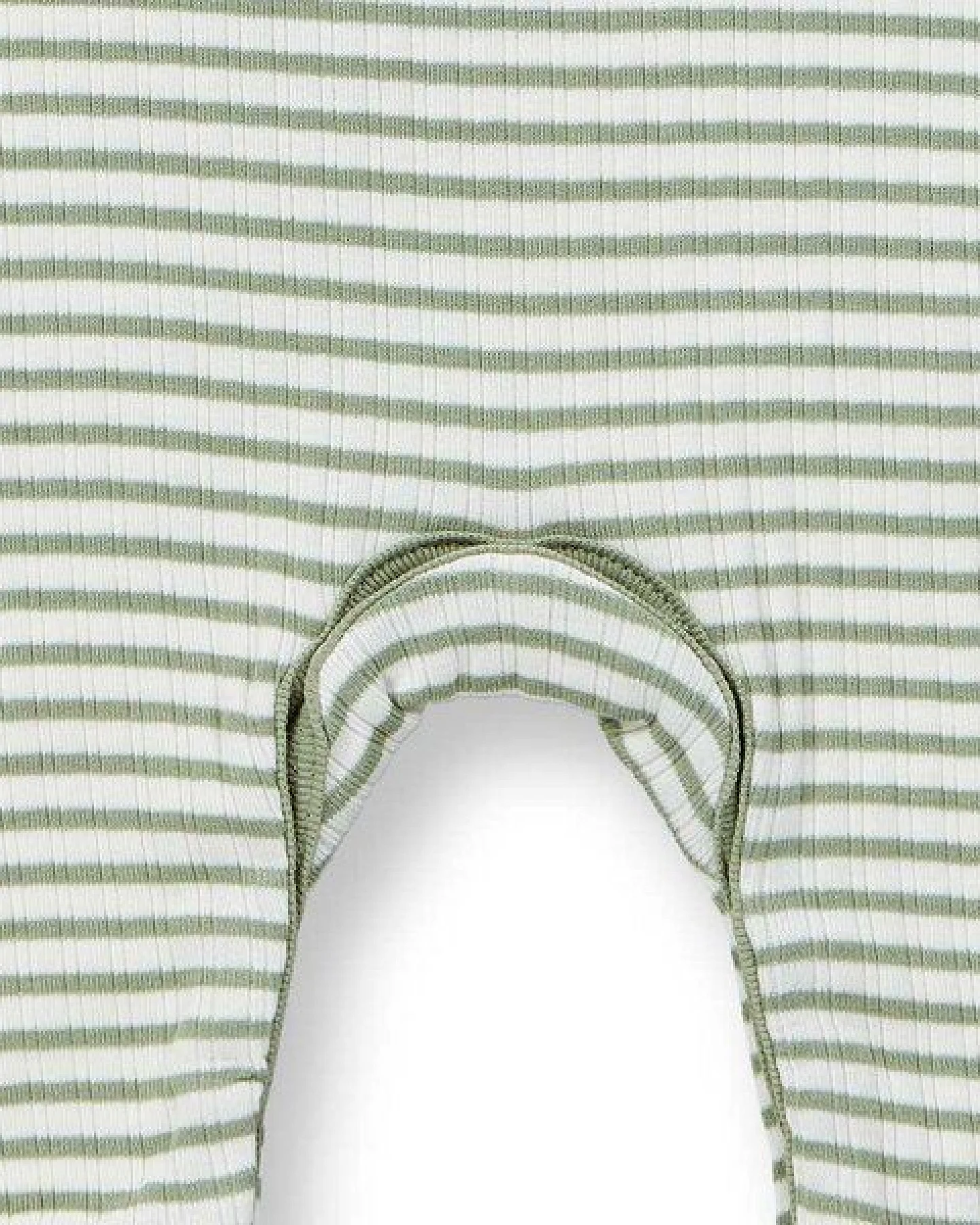sense-organics Baby Strampler geringelt, Modell TONA – Ansicht 4