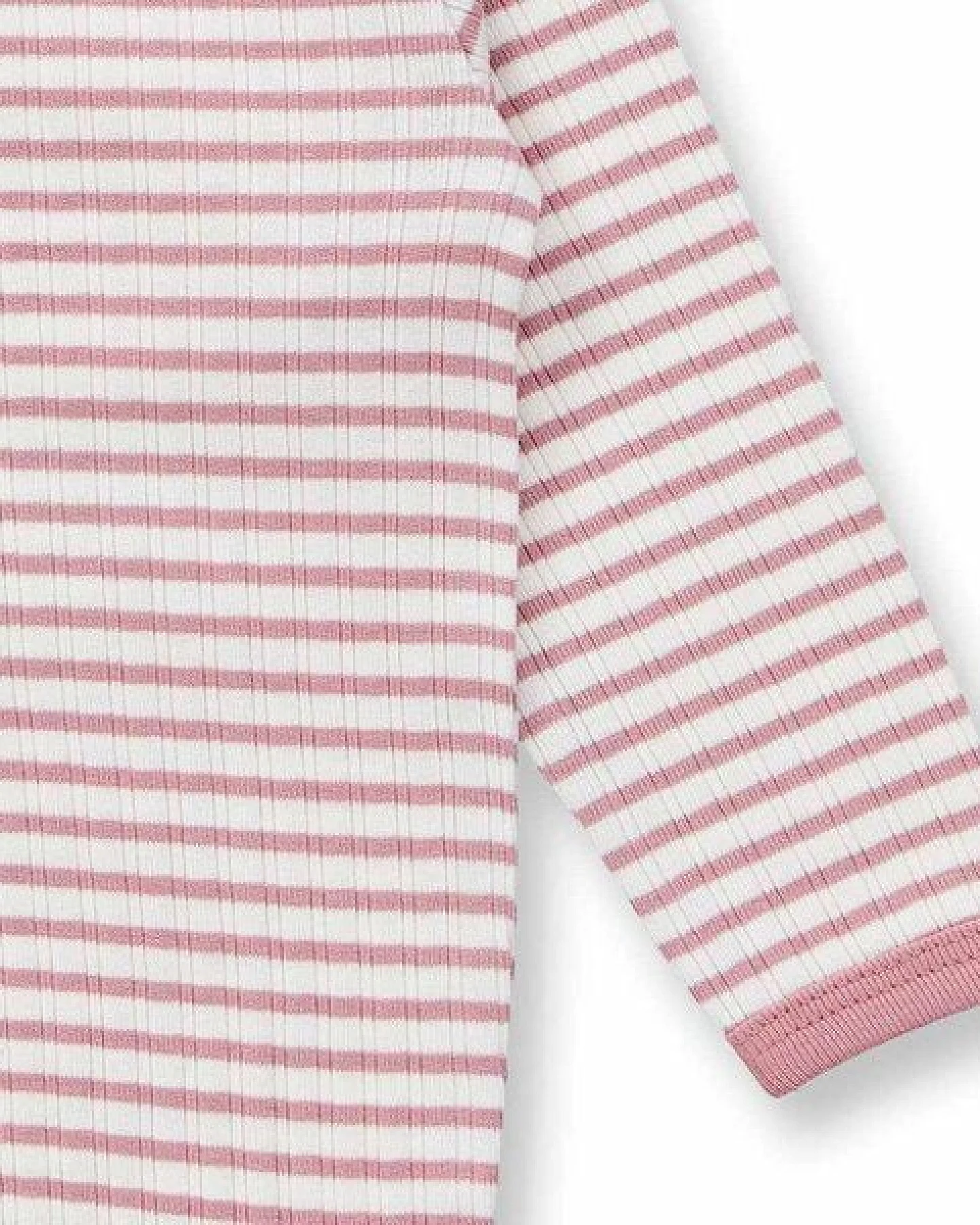 sense-organics Baby Body geringelt, Modell YVON – Ansicht 4