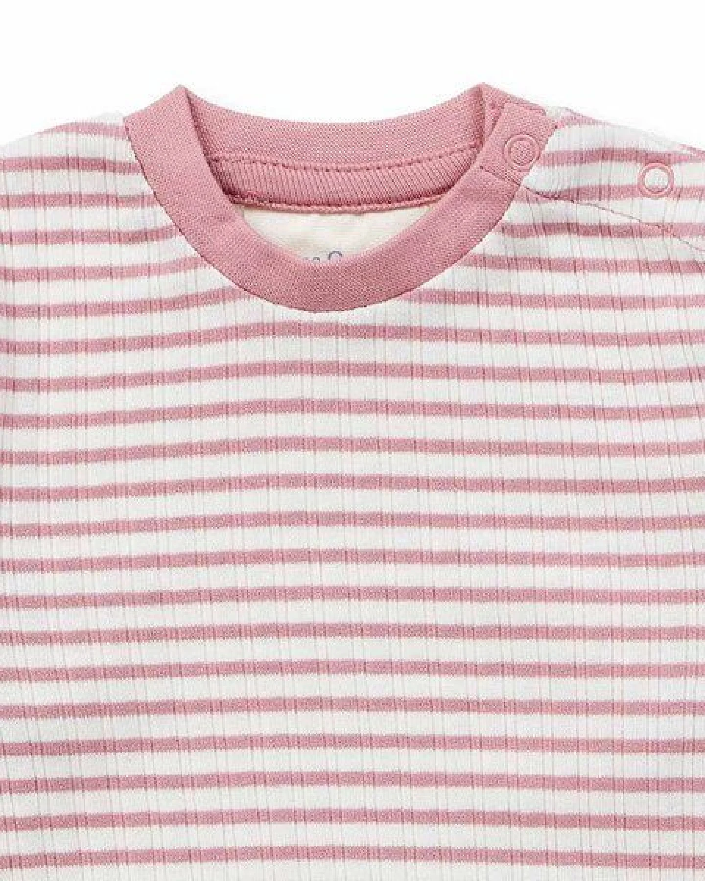sense-organics Baby Body geringelt, Modell YVON – Ansicht 3