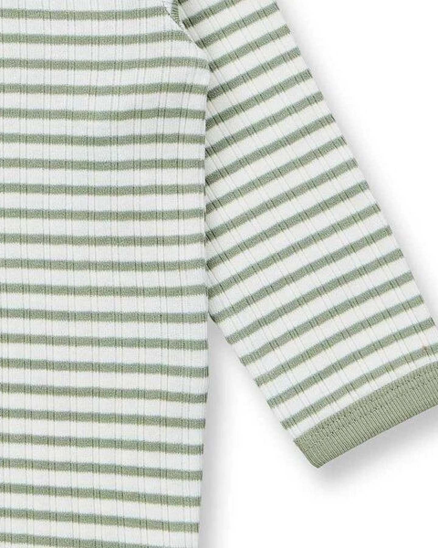 sense-organics Baby Body geringelt, Modell YVON – Ansicht 4