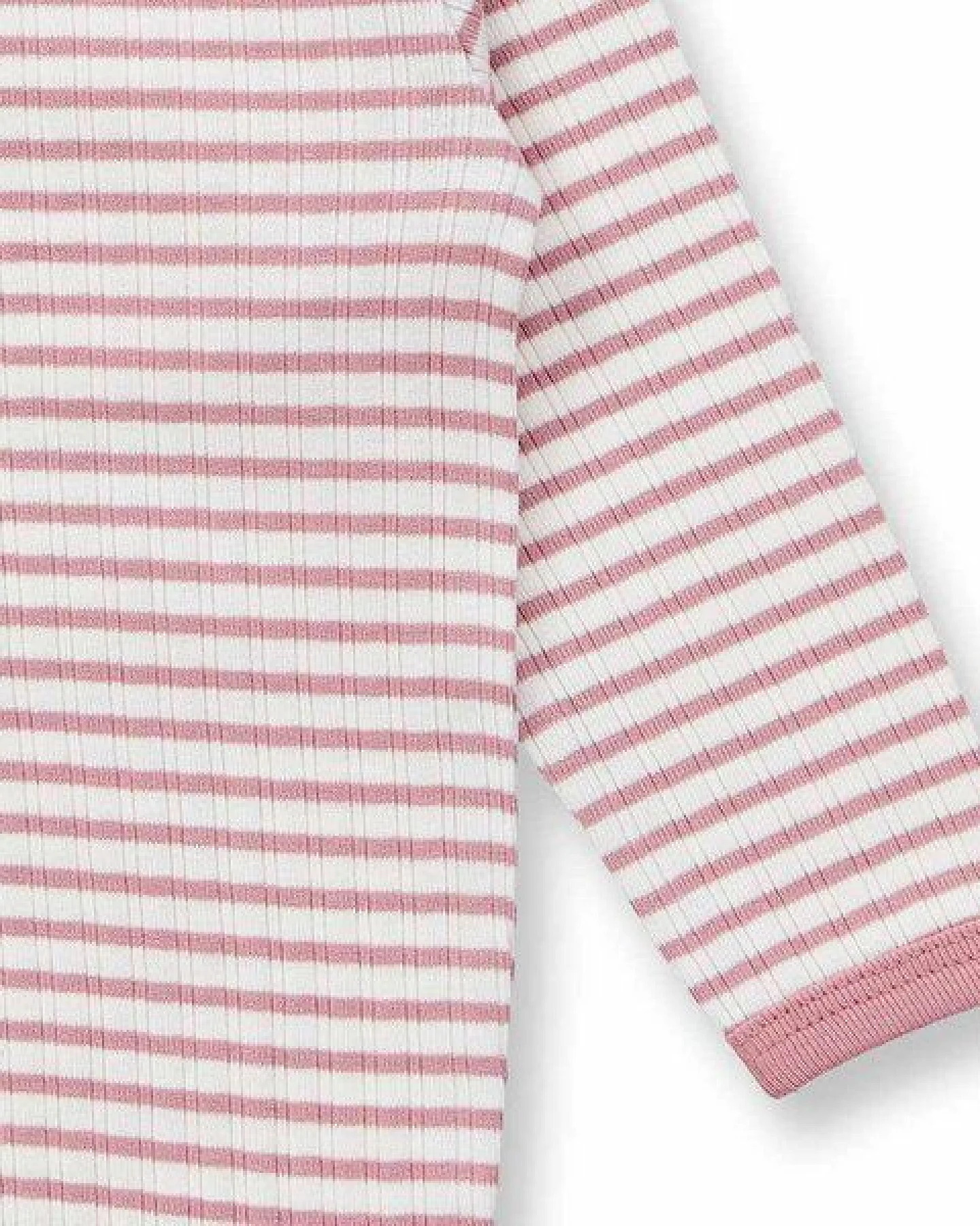 sense-organics Baby Body geringelt, Modell YVON – Ansicht 4