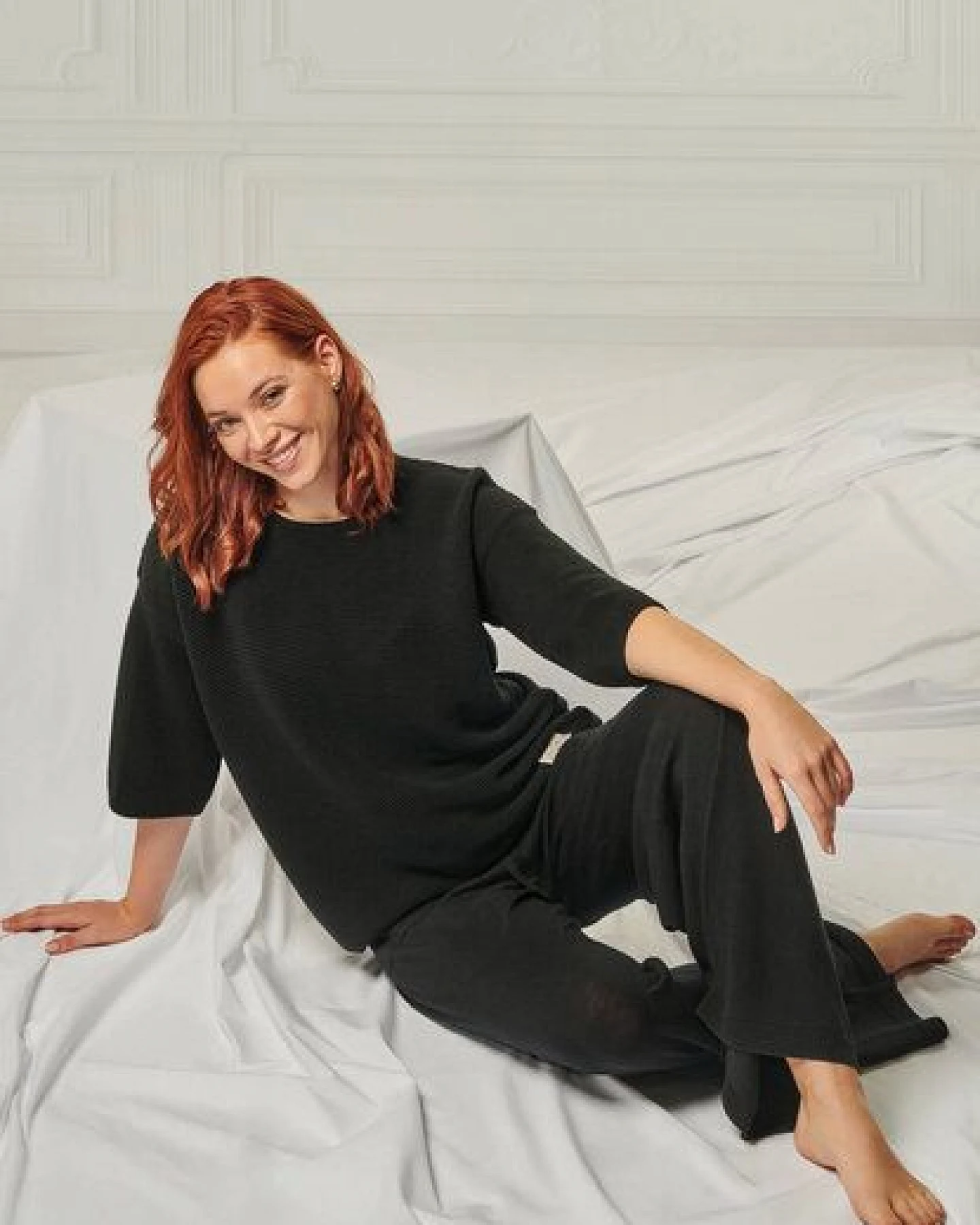 YOU LOOK PERFECT 100% Merino Halbarmpullover "Fay" – Ansicht 3