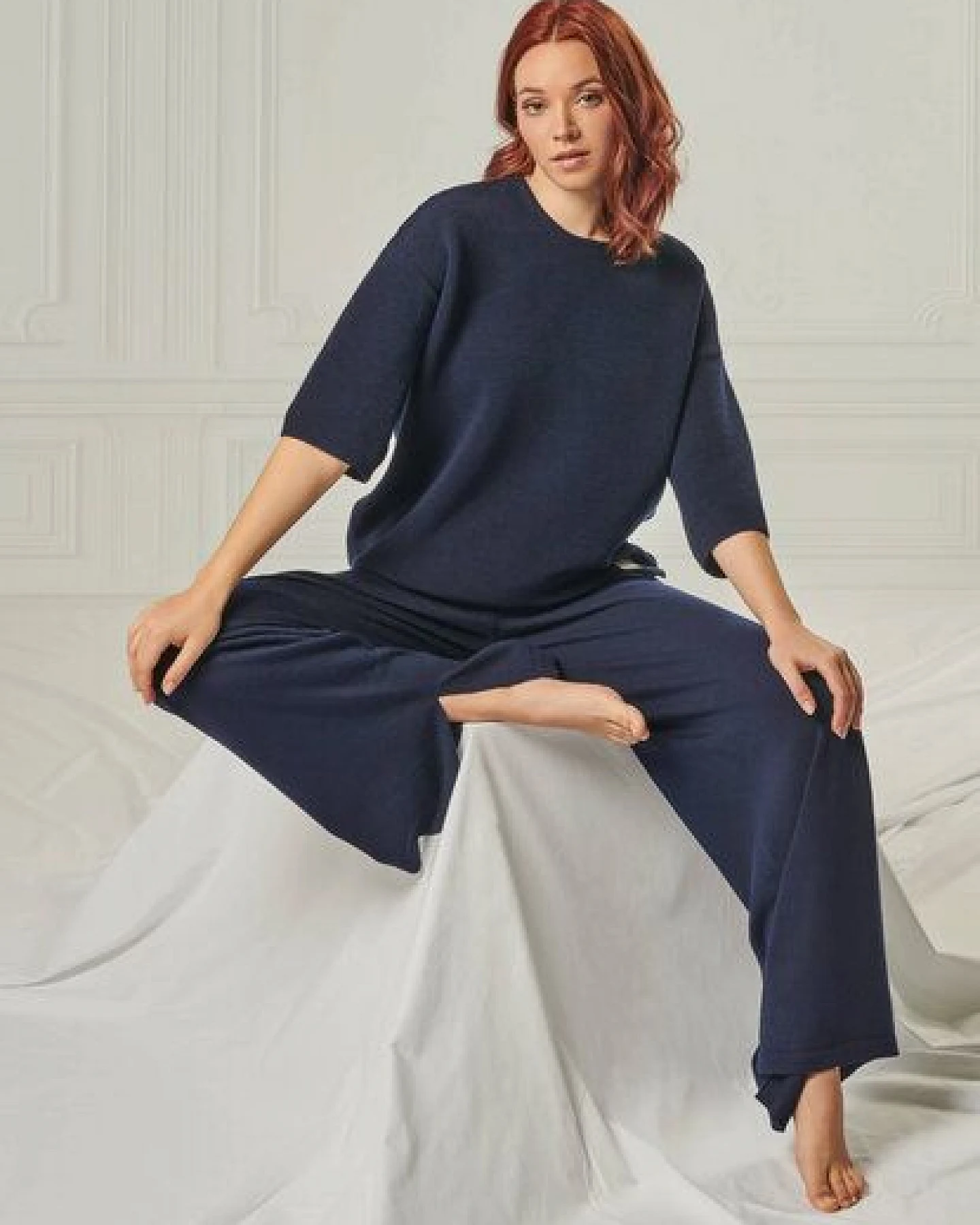 YOU LOOK PERFECT 100% Merino Halbarmpullover "Fay" – Ansicht 2