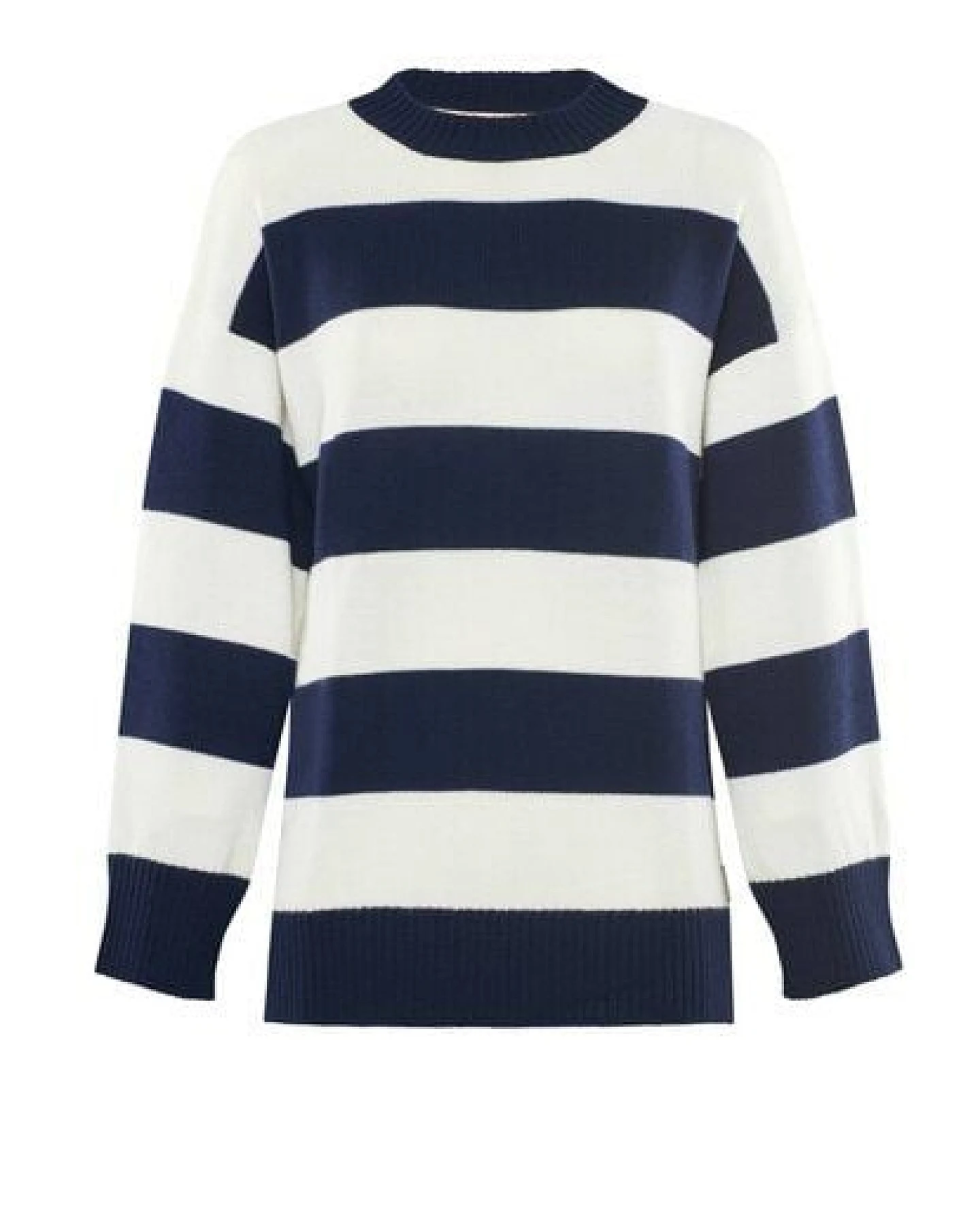 YOU LOOK PERFECT 100% Merino Blockstreifen Pullover "Felia" – Ansicht 4