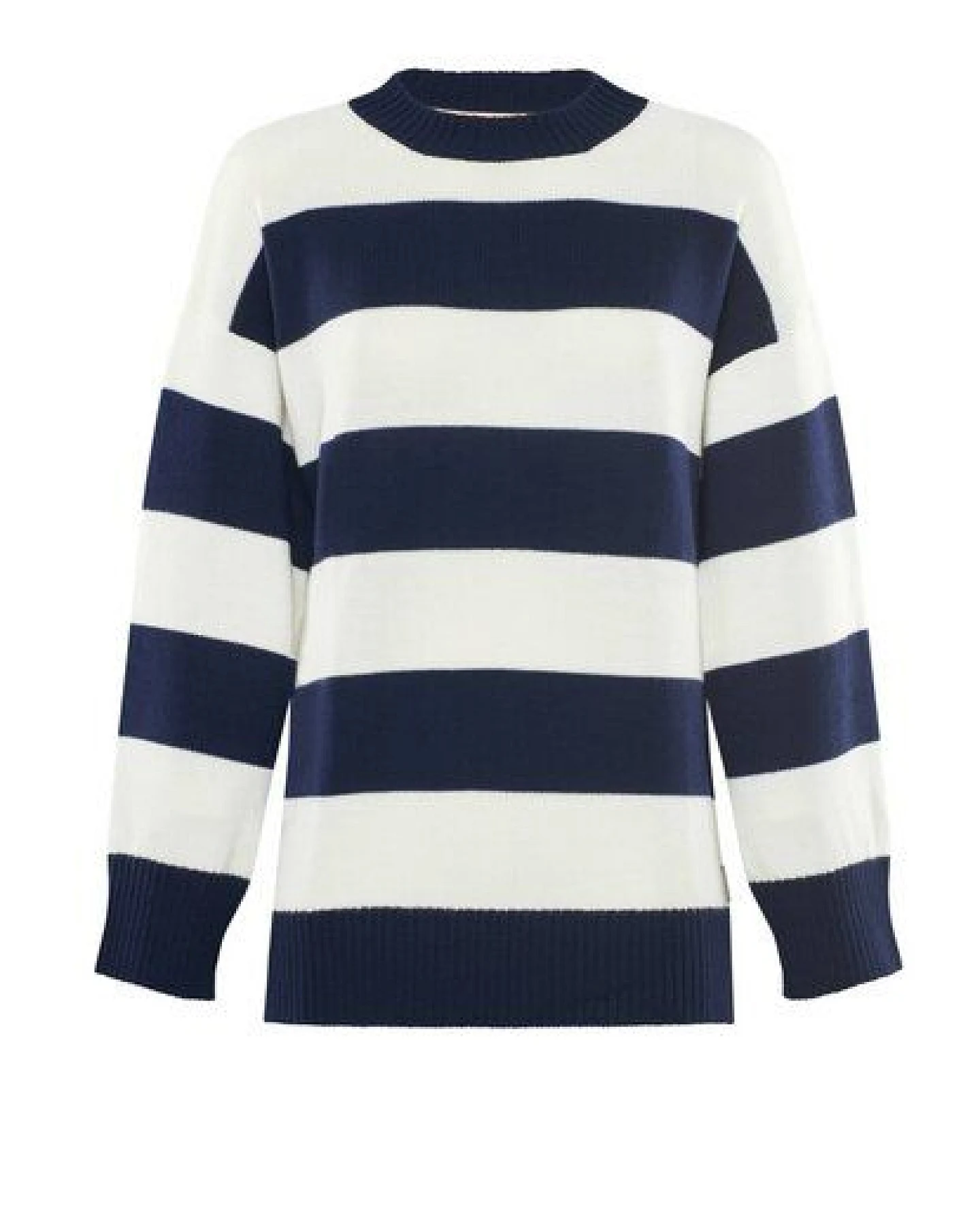 YOU LOOK PERFECT 100% Merino Blockstreifen Pullover "Felia" – Ansicht 4