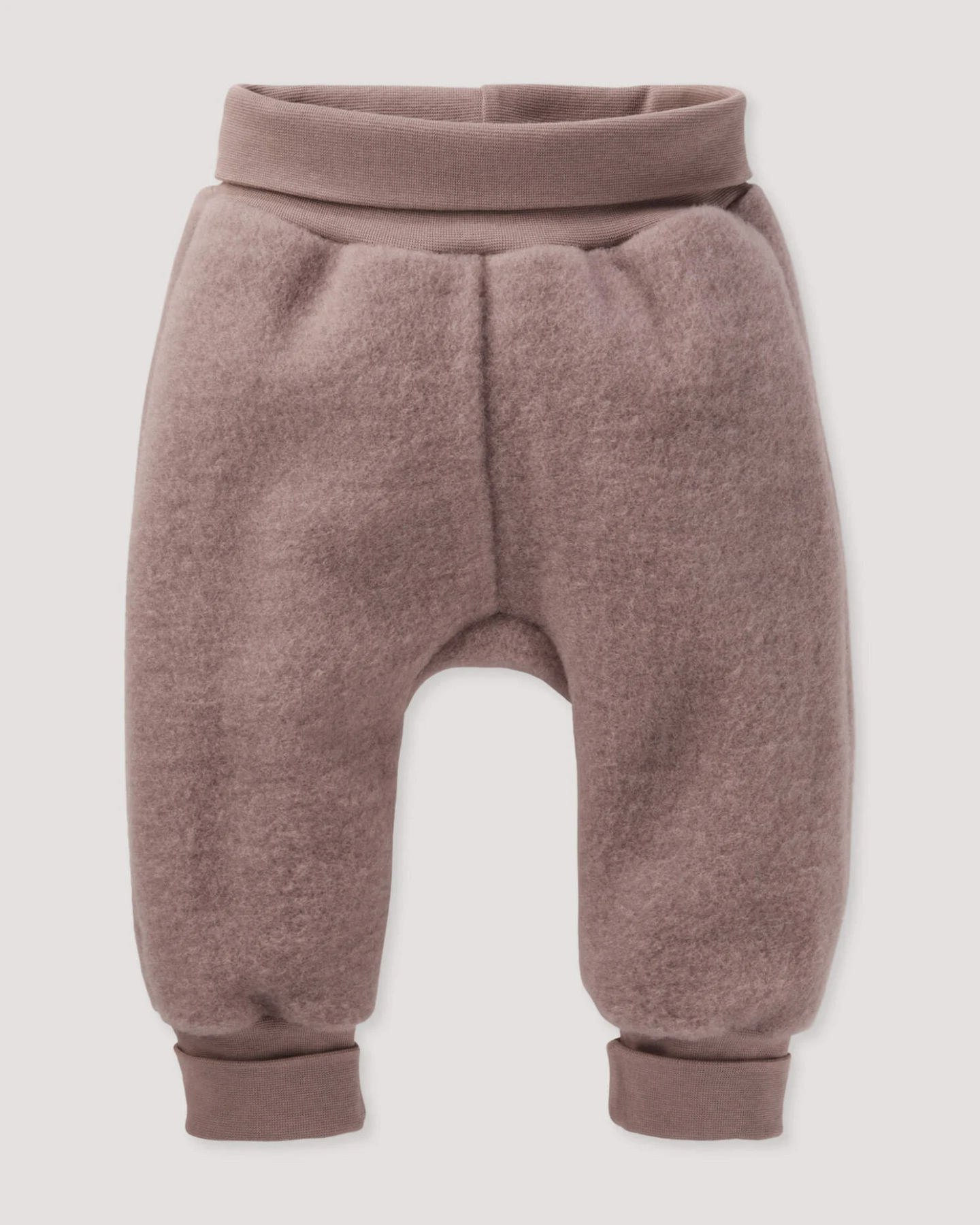 hessnatur Baby Wollfleece Hose aus Bio-Merinowolle - lila - Größe 98/104 – Ansicht 2