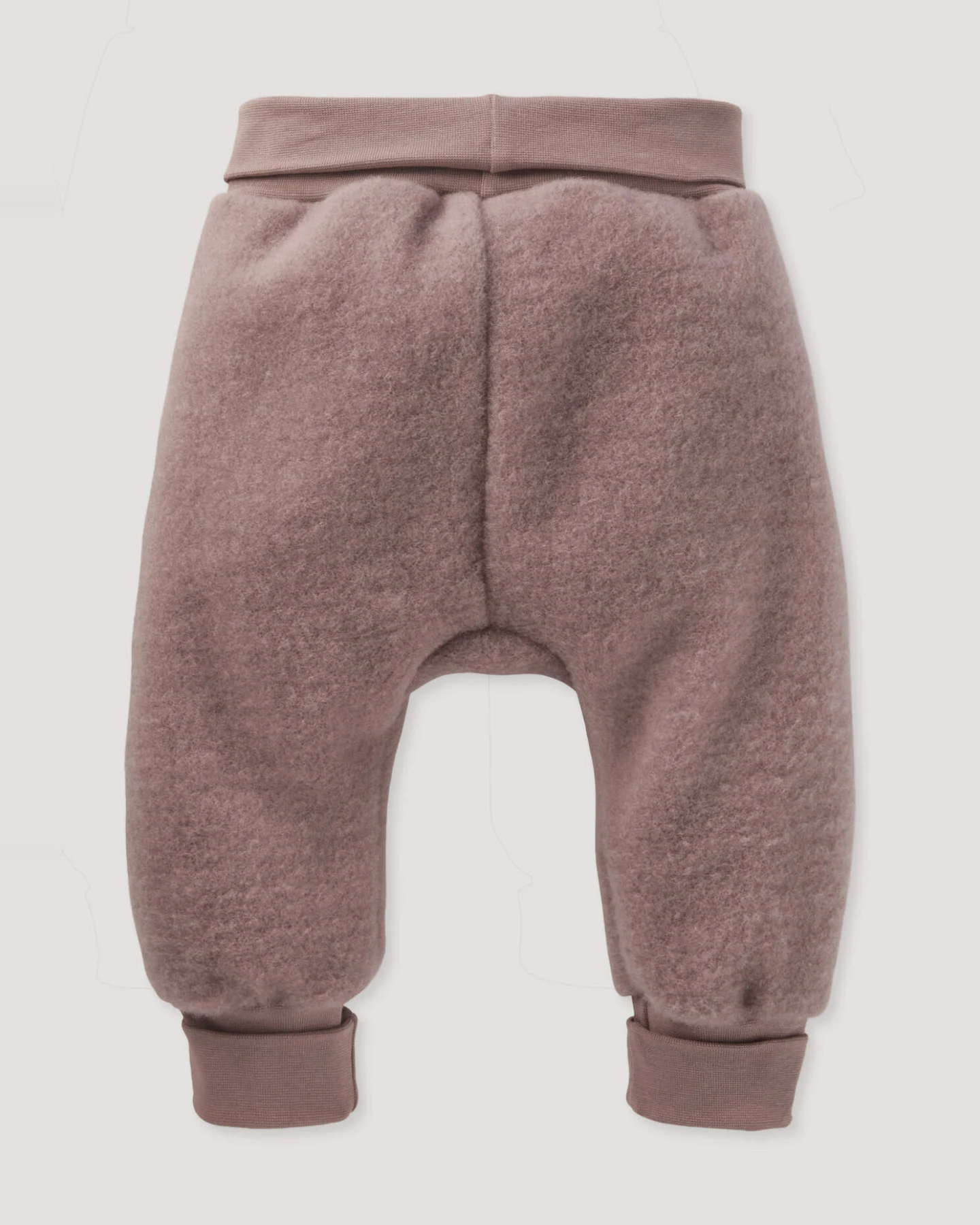 hessnatur Baby Wollfleece Hose aus Bio-Merinowolle - lila - Größe 98/104 – Ansicht 3