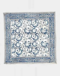Indigoblau/Weiß/Grau