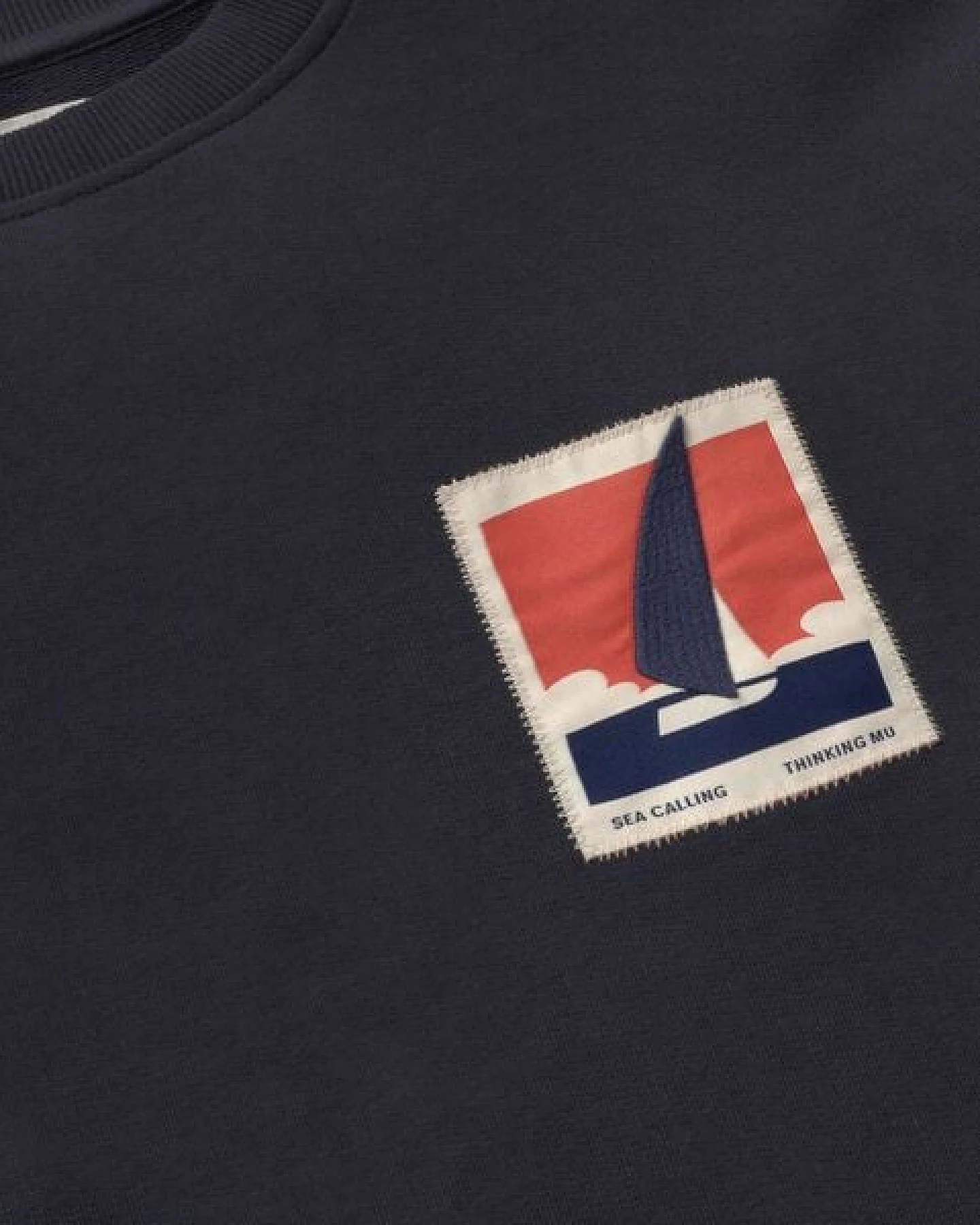 thinking mu Optimist Navy Leon Sweatshirt – Ansicht 4