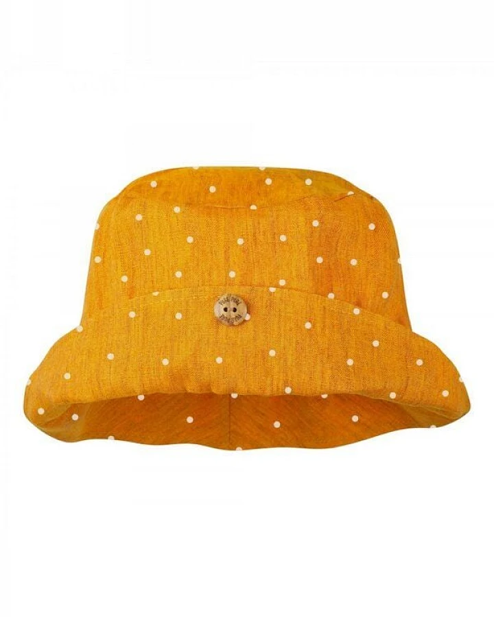 Pure pure by Bauer Sommerhut mango mit Punkten Schlapphut
