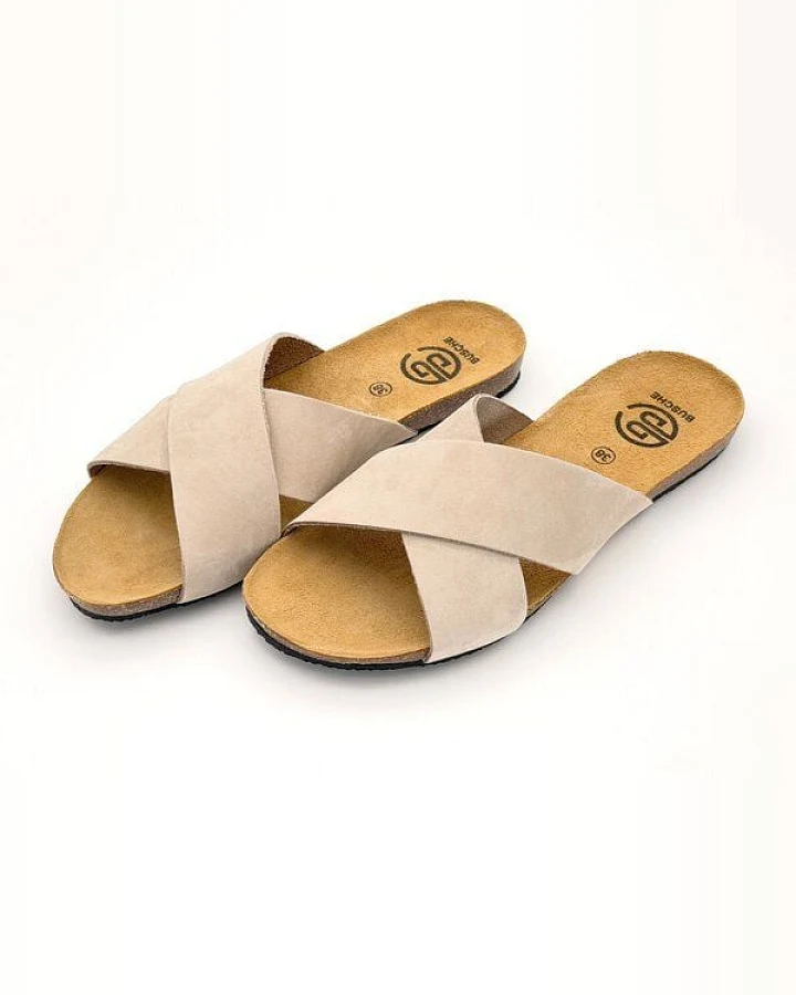 Busche Tropez Sandale nocciola beige
