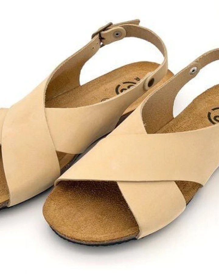 Busche Almeira Slingback Sandale sinai beige