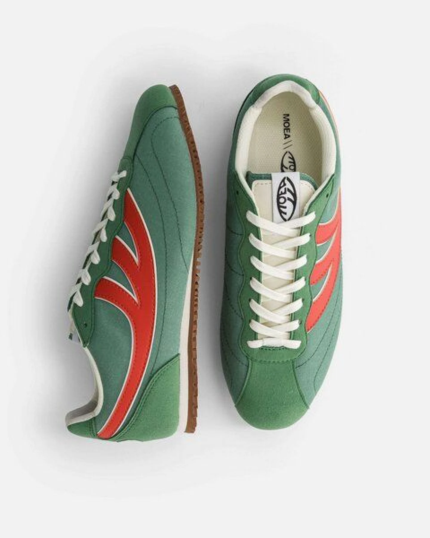 MoEa Sneakers Rise - Green & Red - Corn – Ansicht 2