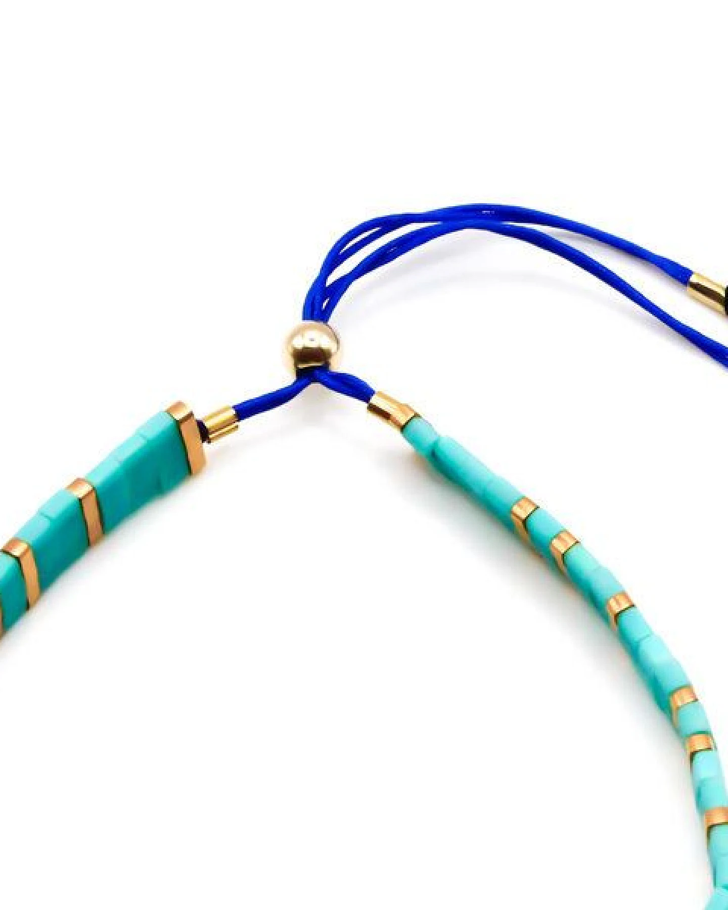 juni Türkises Armband "Smeralda" - individuell verstellbar - handgemacht in Deutschland – Ansicht 3