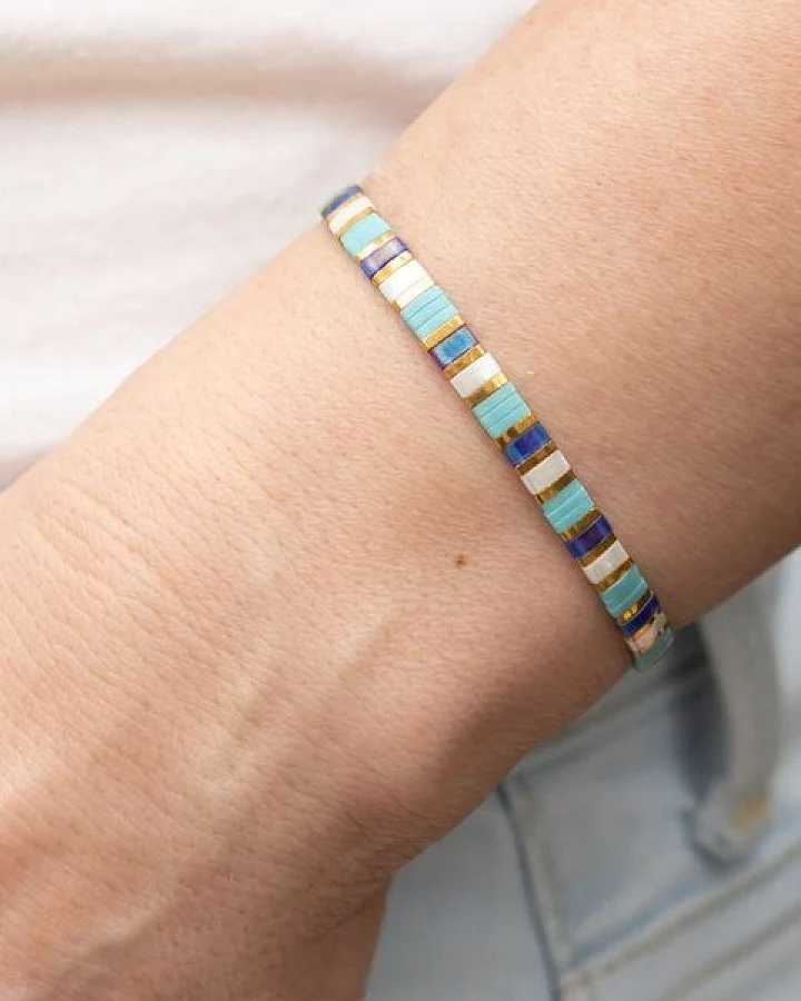 juni Armband "Ocean Tonic" - individuell verstellbar - handgemacht in Deutschland
