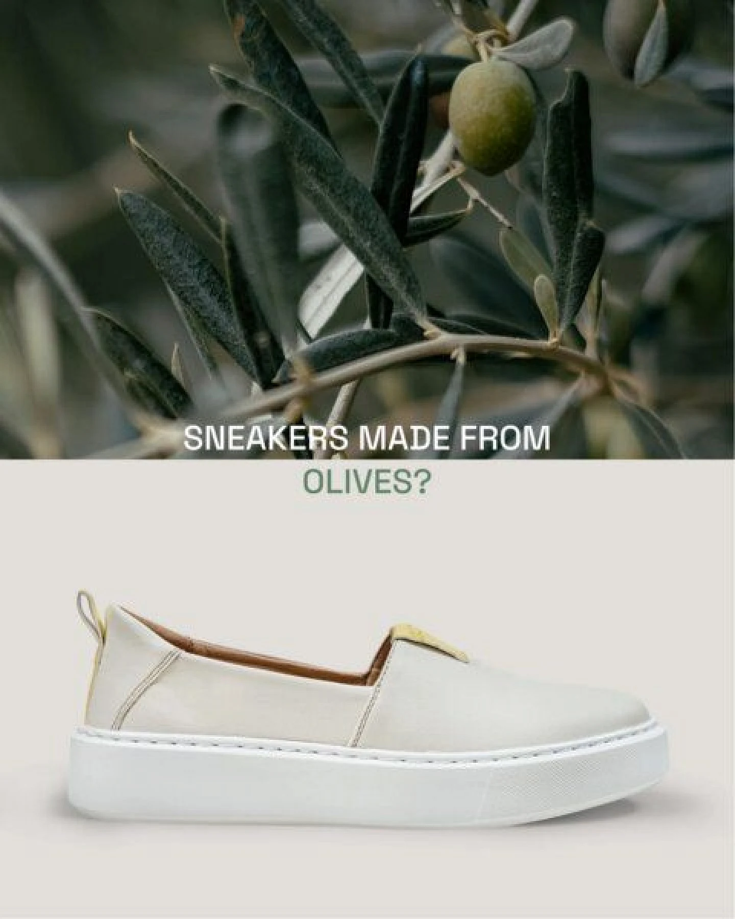 AGAZI „You go, girl!” slip-on sneakers made from Italian olives – Ansicht 2