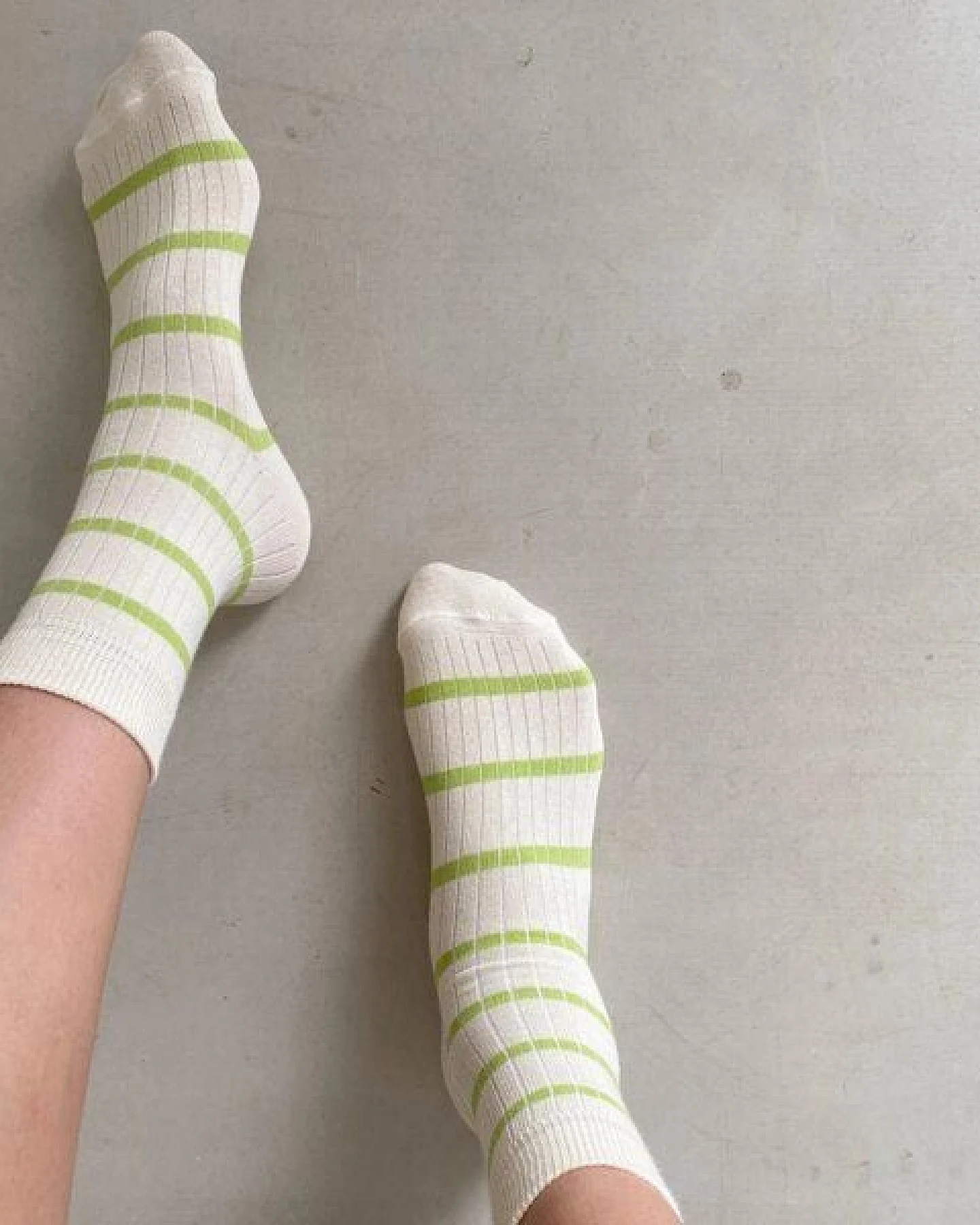 Jutelaune Stripe Socks - GRS und OEKO-TEX Zertifizierungen, Green – Ansicht 2